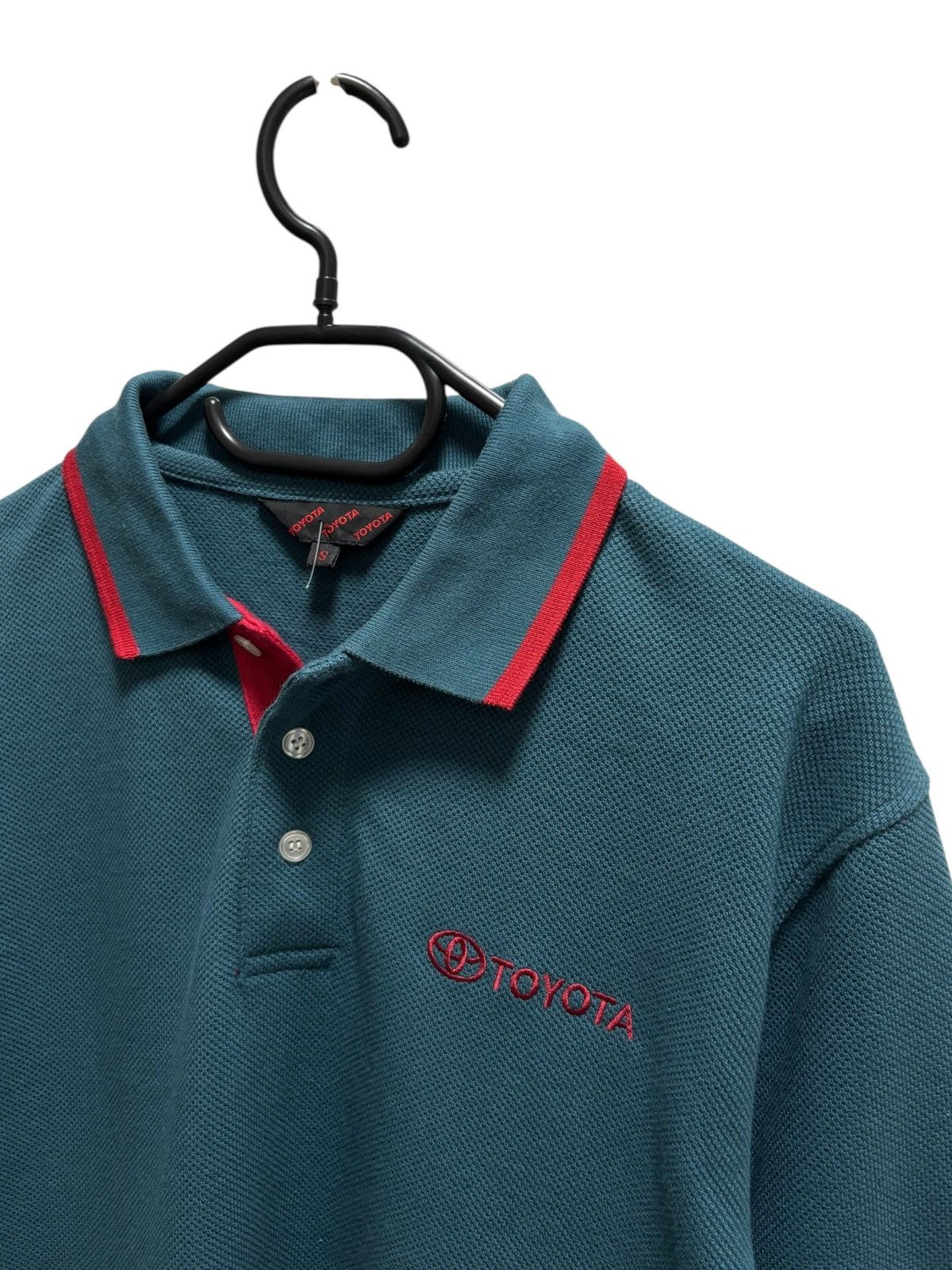 NASCAR Toyota Racing Polo Rugby Sweatshirt Big Logo Y2K Size US S / EU 44-46 / 1 - 2 Thumbnail