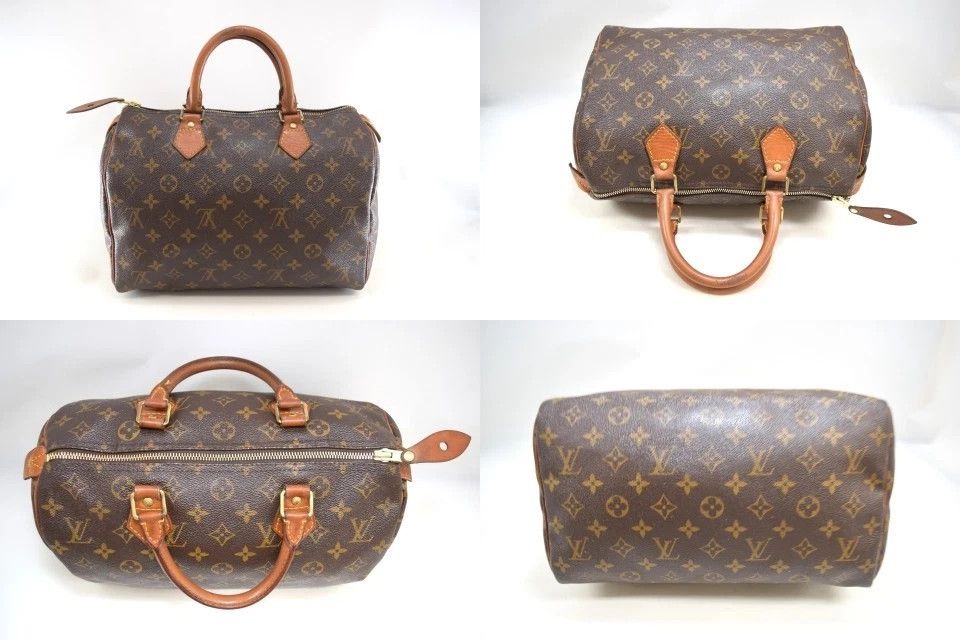 Louis Vuitton Auth Louis Vuitton Speedy 30 Hand Bag Monogram Canvas M41526 Size ONE SIZE - 2 Thumbnail