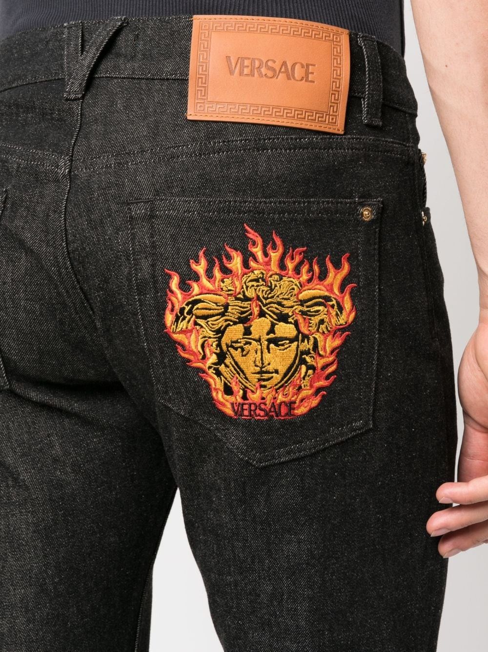 Versace o1y0425 Denim Pant in Black Size US 30 / EU 46 - 3 Thumbnail