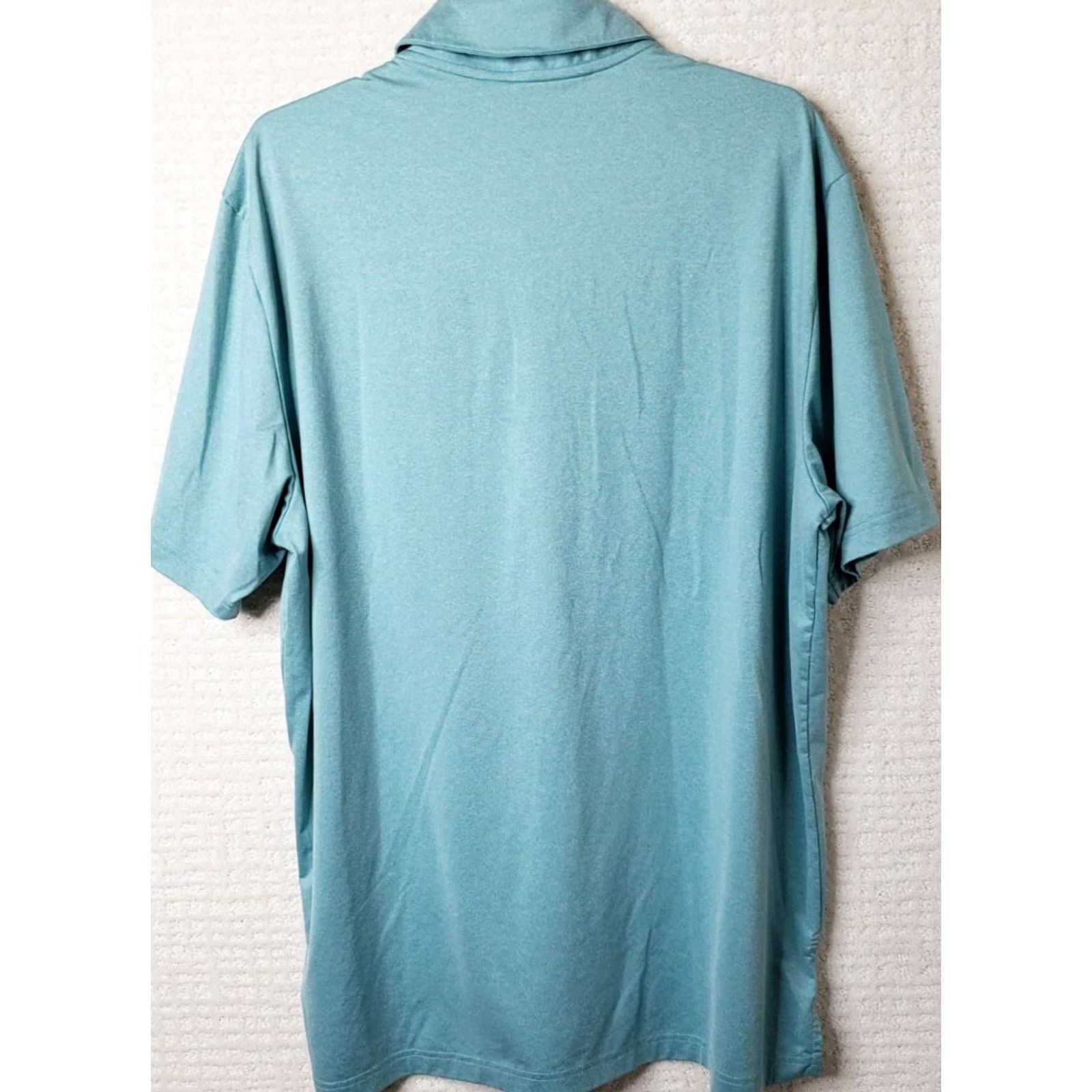 Adidas Adidas Polo Shirt Men XL Short Sleeve Blue Polyester Golf Polo Logo Size US XL / EU 56 / 4 - 6 Thumbnail
