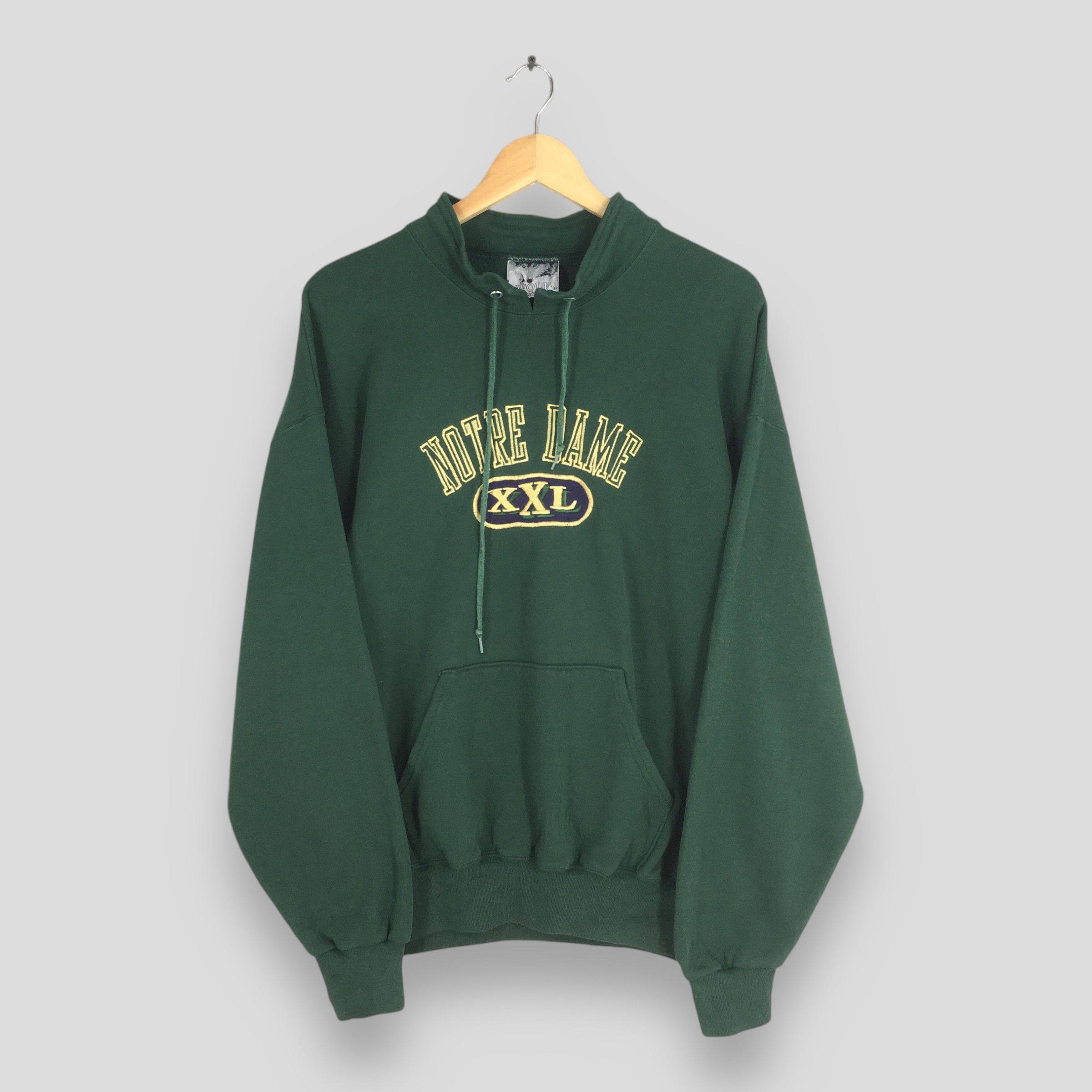 Other Vintage 90s University Notre Dame Green Sweatshirt XLarge Size US XL / EU 56 / 4 - 1 Thumbnail