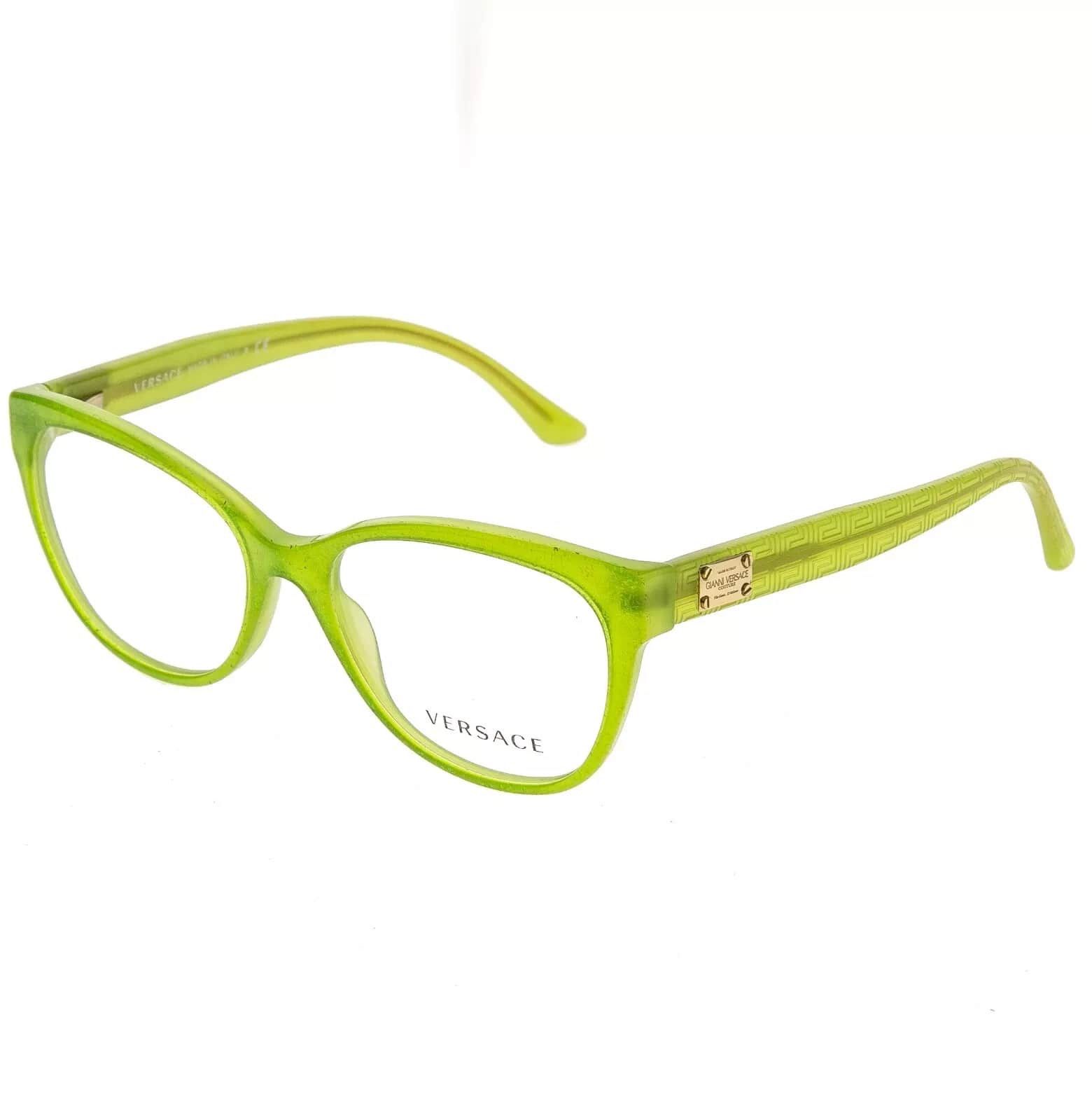 Versace VERSACE Couture Green Glitter Greco VE3193 Eyeglasses 3193 Size ONE SIZE - 4 Thumbnail