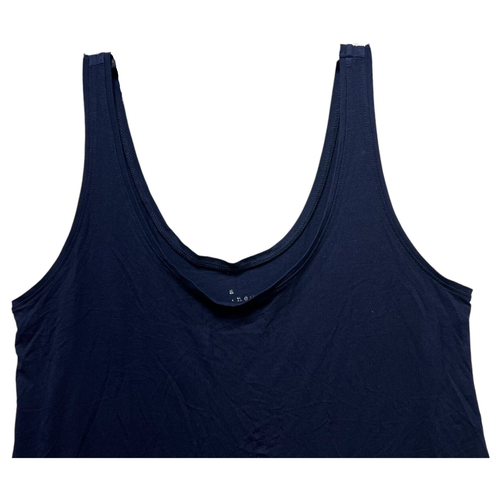 Other A New Day - Women's Slim Fit Tank Top - Navy Blue - Medium Size M / US 6-8 / IT 42-44 - 12 Thumbnail