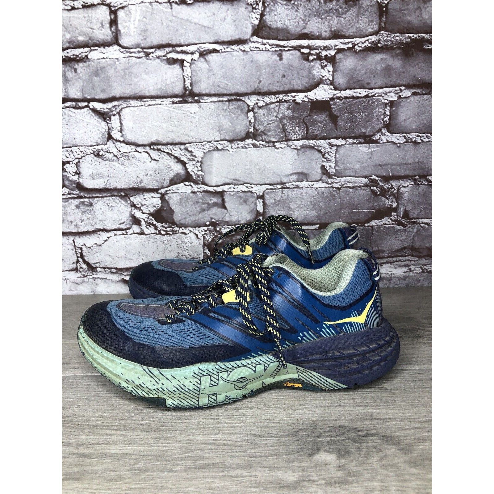 Hoka Hoka One One Speedgoat 3 Blue Synthetic Sneakers Shoes Women Size US 7 / IT 37 - 1 Thumbnail