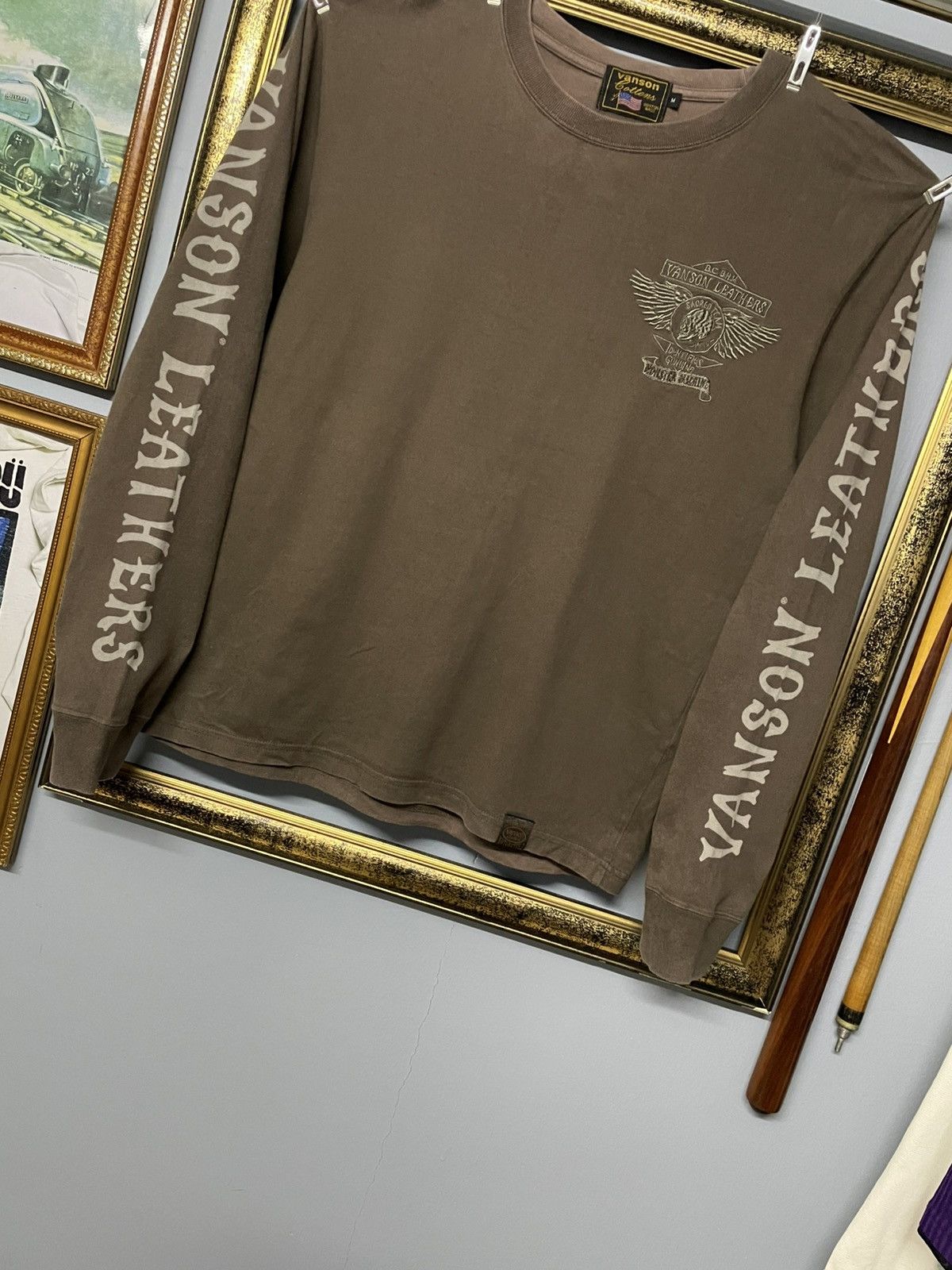 Avirex Vintage 90s Designer Avirex Monstes Machine Skull Faded Tee Size US M / EU 48-50 / 2 - 6 Thumbnail