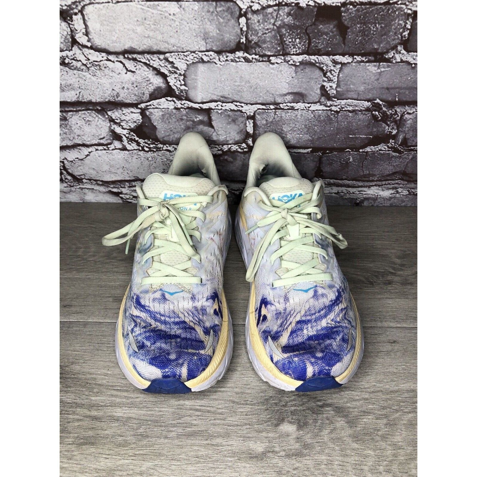 Hoka Hoka One One Clifton 8 Together Multi Color Fabric Lace Runn Size US 7.5 / EU 40-41 - 17 Thumbnail