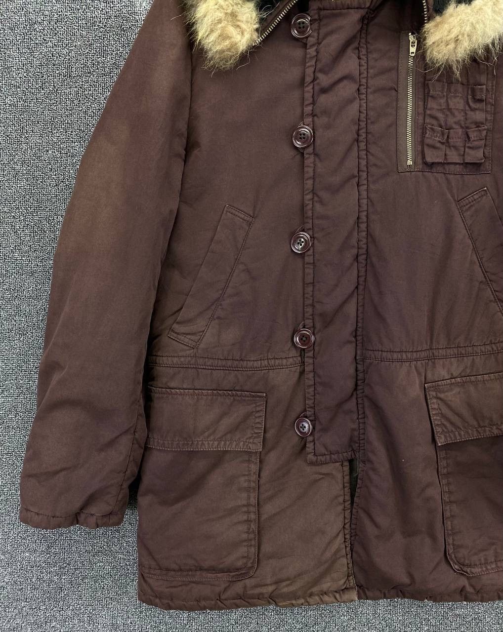 Issey Miyake Vintage Issey Miyake Sunaokuwahara Fur Hoodie Jacket Size M / US 6-8 / IT 42-44 - 8 Thumbnail