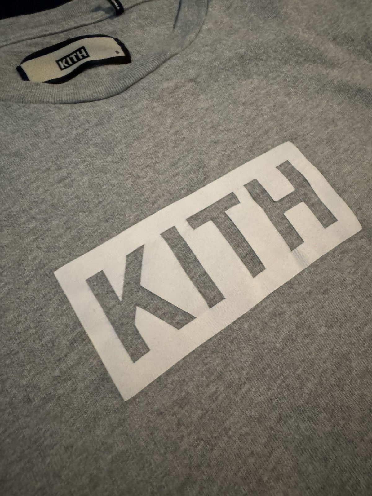 Kith Grey Kith Box-Logo T-shirt Size US S / EU 44-46 / 1 - 2 Thumbnail