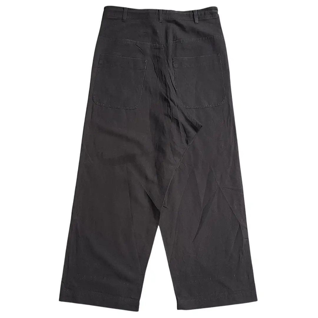 Jan Jan Van Essche O Project by Jan-Jan Van Essche Linen Drop Crotch Pants Size US 28 / EU 44 - 4 Thumbnail