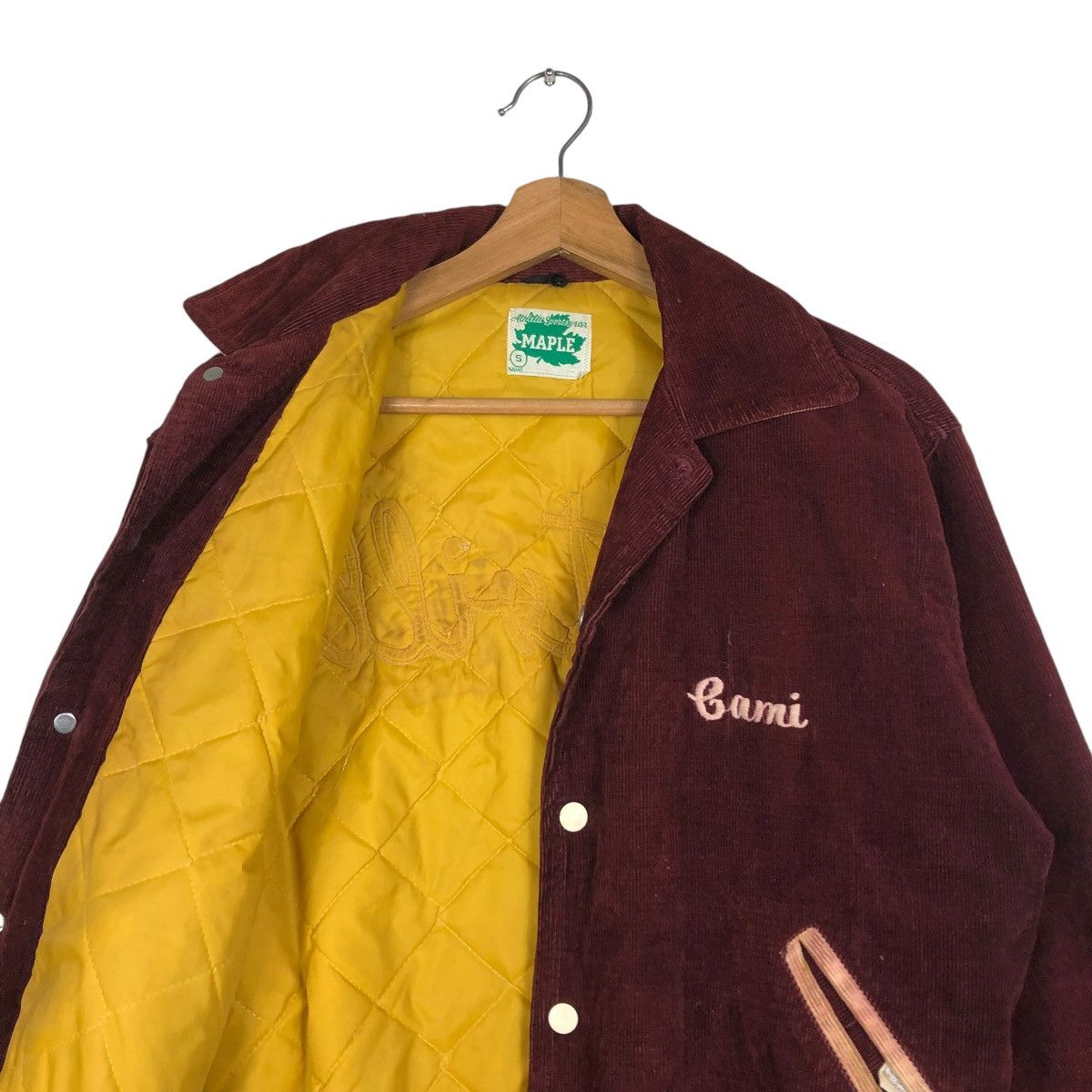 Vintage 🔥VINTAGE JUMPER CORDUROY BOMBER JACKET MAPLE MADE IN USA Size US S / EU 44-46 / 1 - 14 Thumbnail