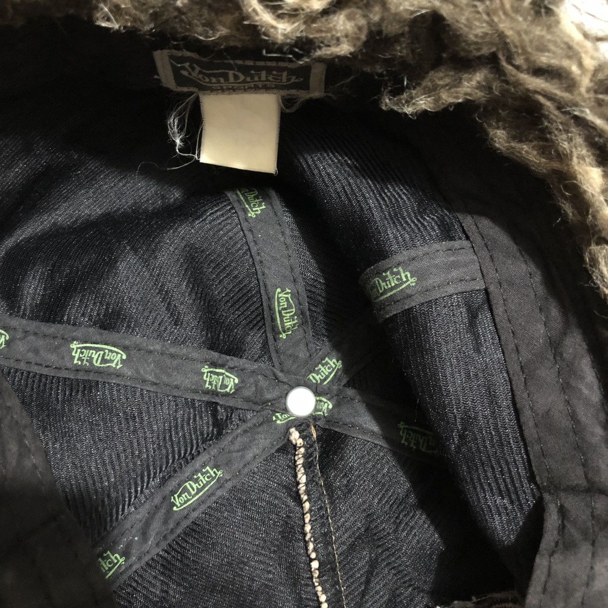 Vintage × Von Dutch 🔥last price🔥 VON DUTCH FAUX FUR CORDUROY CAP Size ONE SIZE - 9 Thumbnail