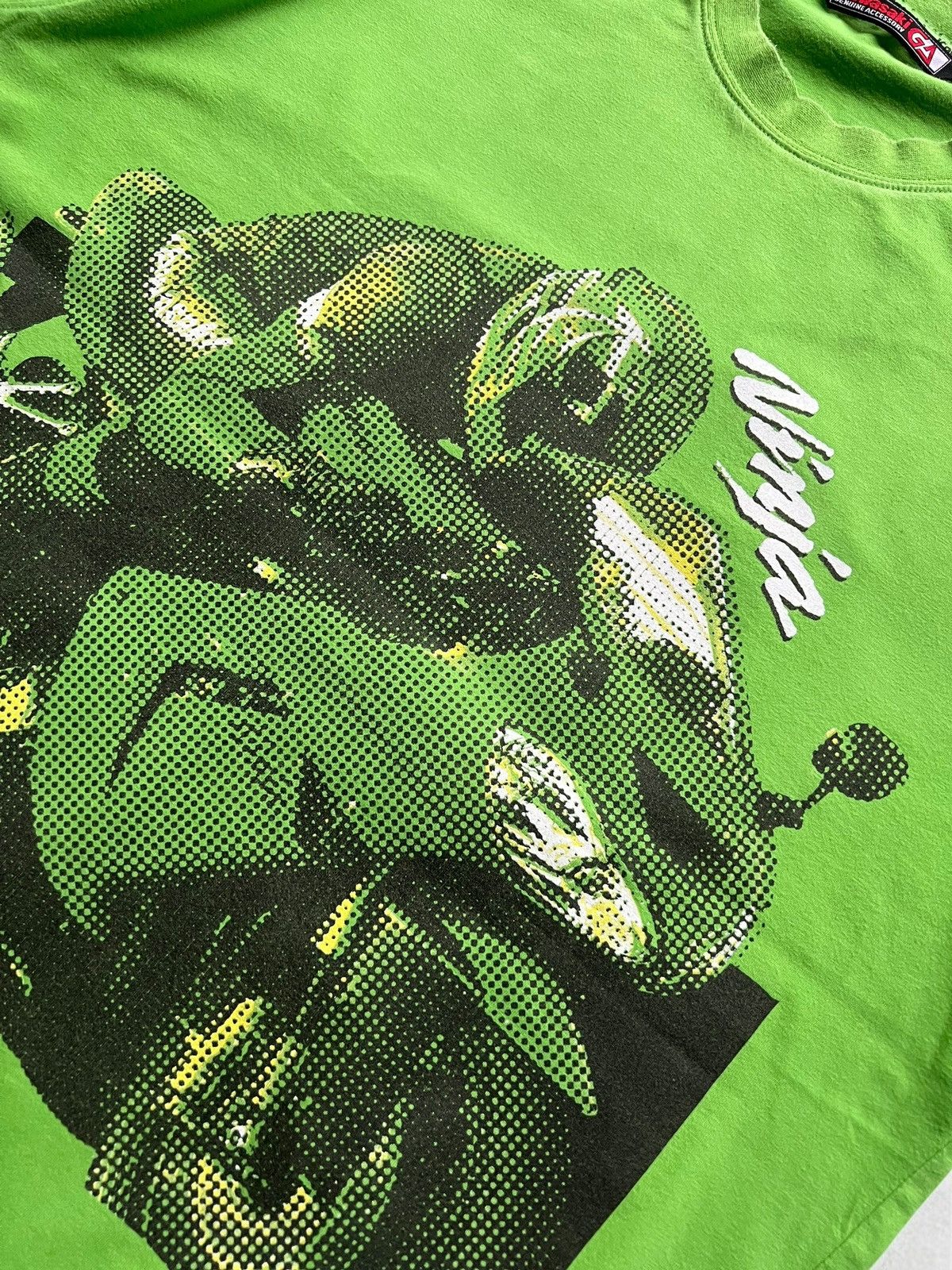 Harley Davidson × Japanese Brand KAWASAKI NINJA JAPAN 🇯🇵 RACING TEE MOTORCYCLE VINTAGE T SHIRT Size US L / EU 52-54 / 3 - 3 Thumbnail