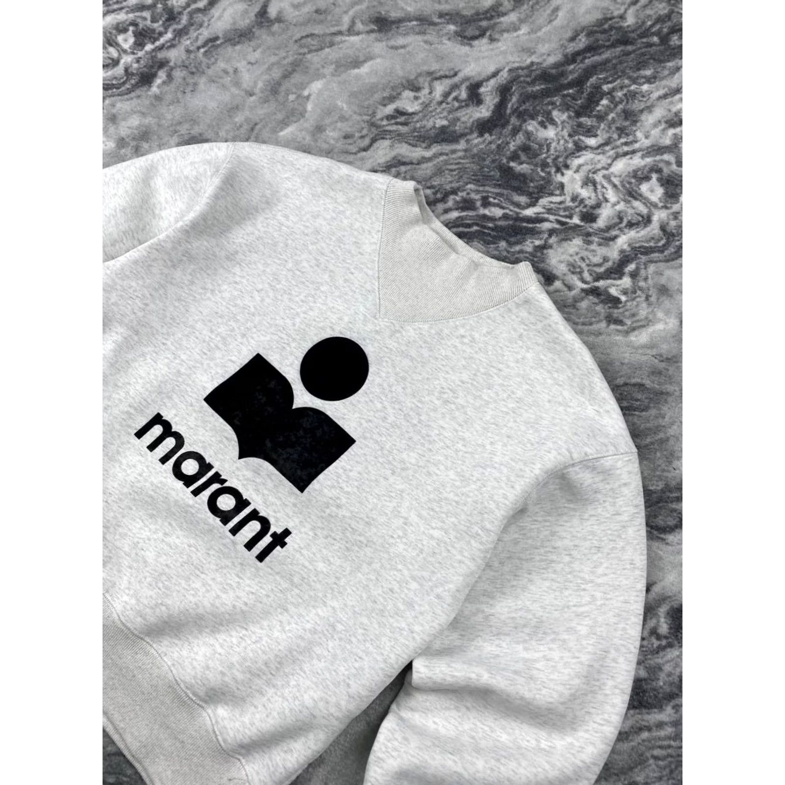 Isabel Marant VINTAGE Isabel Marant Etoile Sweatshirt Big Logo Women Size 36 Gray Size XS / US 0-2 / IT 36-38 - 2 Thumbnail