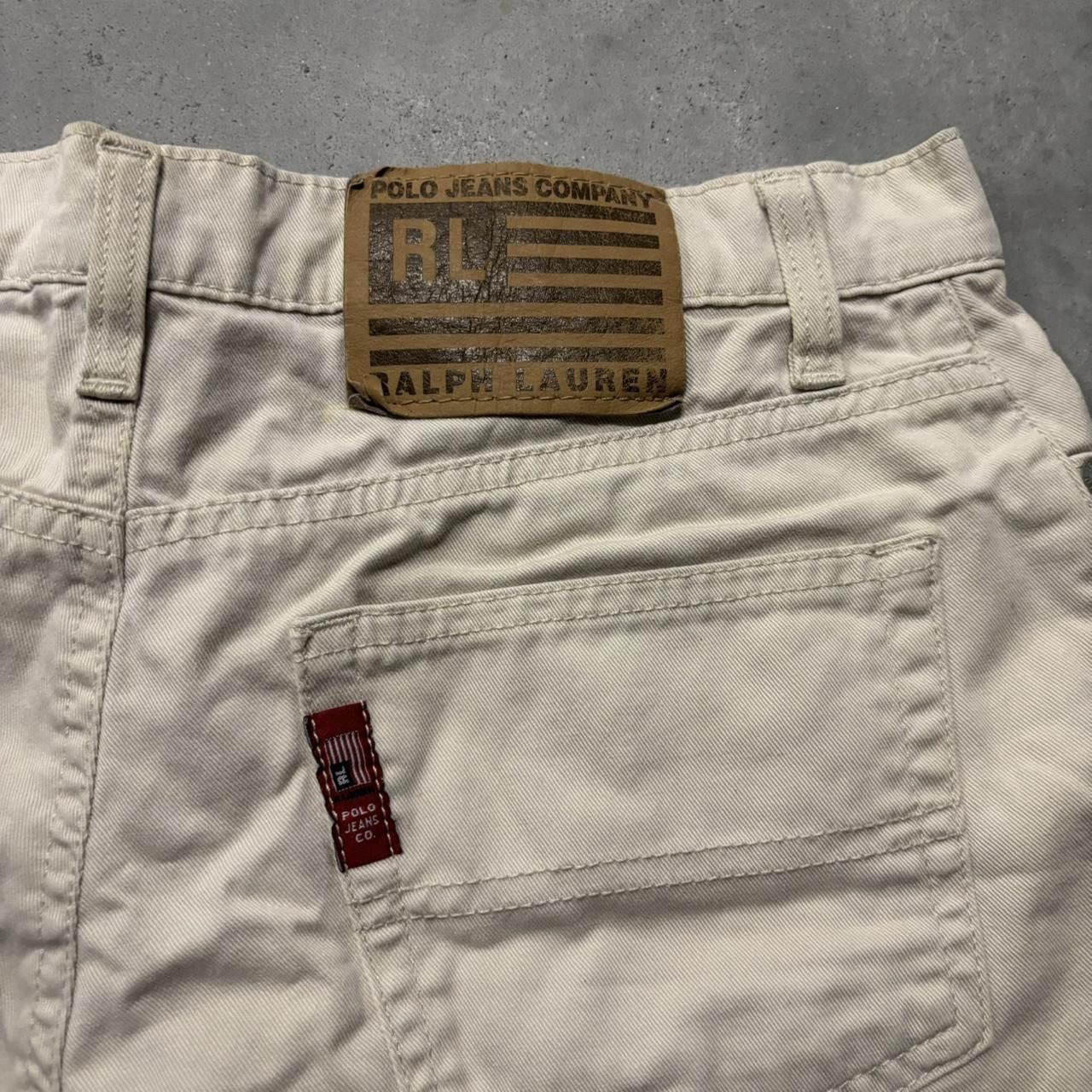 Polo Ralph Lauren × Vintage Vintage Y2K/2000s Cute Polo Ralph Lauren Cyber Shorts! Size 28" / US 6 / IT 42 - 4 Thumbnail