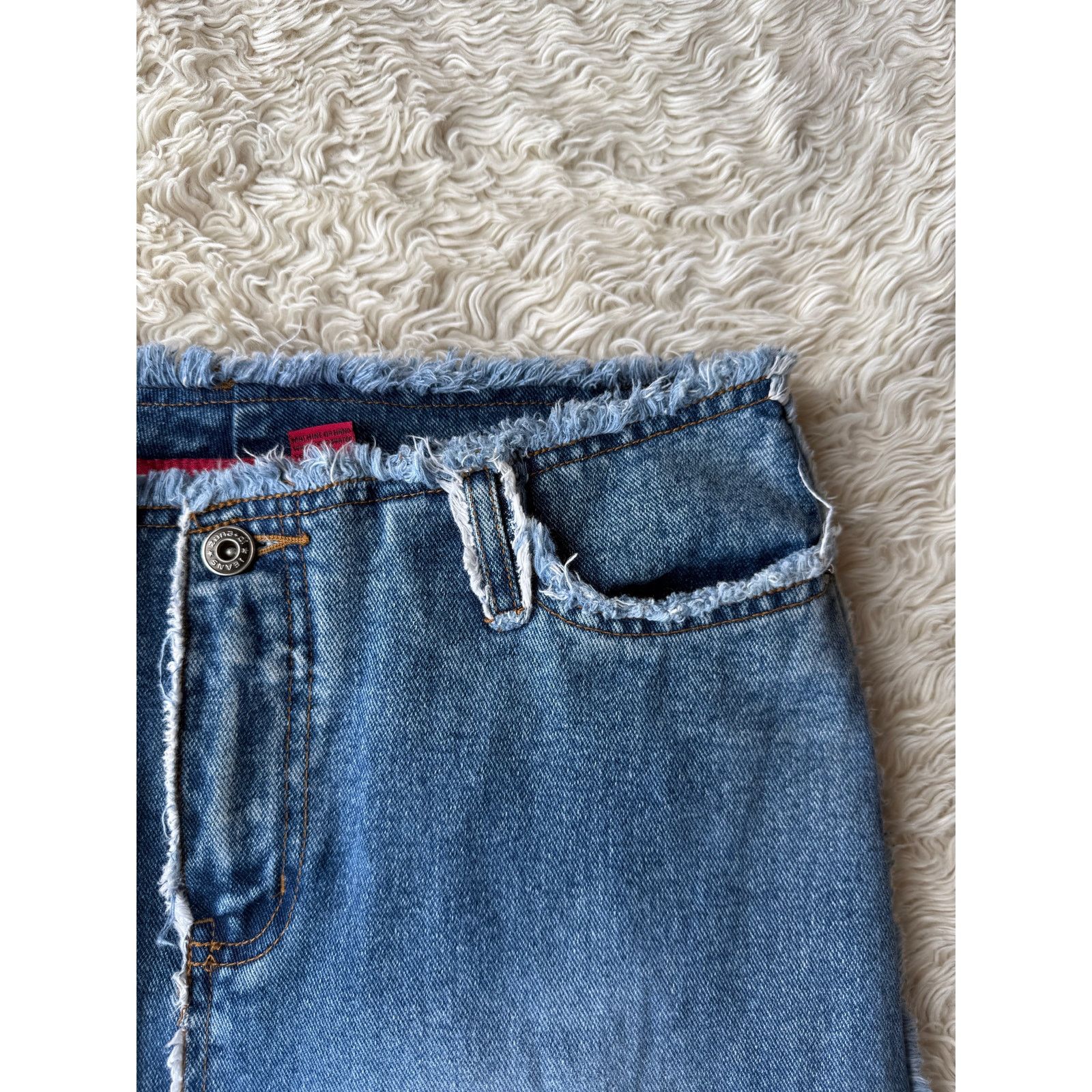 Other Y2K Zana Di Front Slit Denim Maxi Skirt size 5 Size 27" / US 4 / IT 40 - 9 Thumbnail