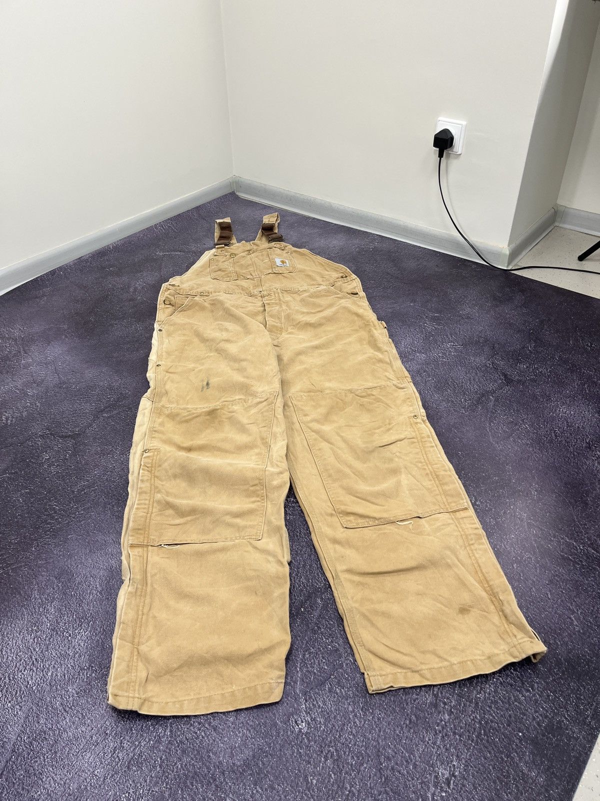 Carhartt Vintage 90s Carhartt Work Faded Y2K Baggy Overall Size US 40 / EU 56 - 2 Thumbnail