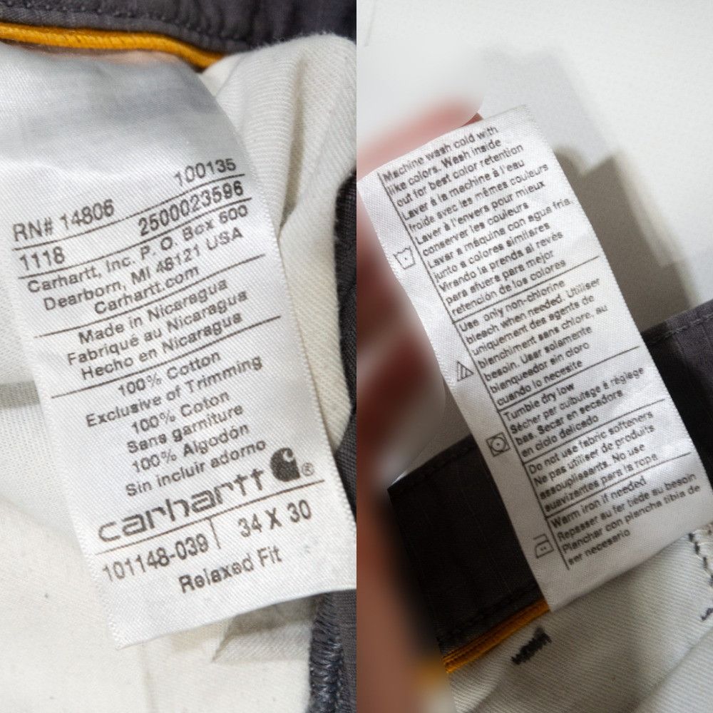 Carhartt Workwear Force Cargo Relaxed Fit Pants Size US 34 / EU 50 - 10 Thumbnail