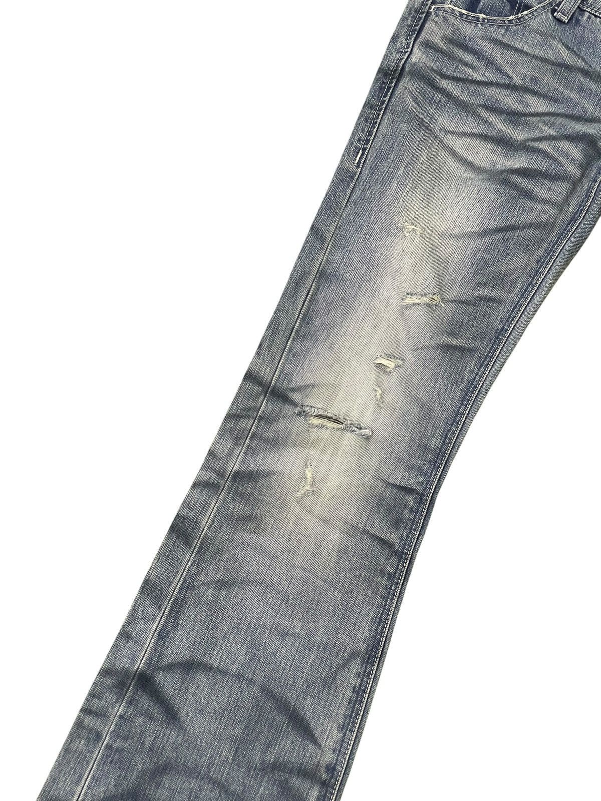 Japanese Brand Flare Jeans Murder License Honeycomb Loe Rise Boot Cut 1🟦6 Size US 28 / EU 44 - 6 Thumbnail