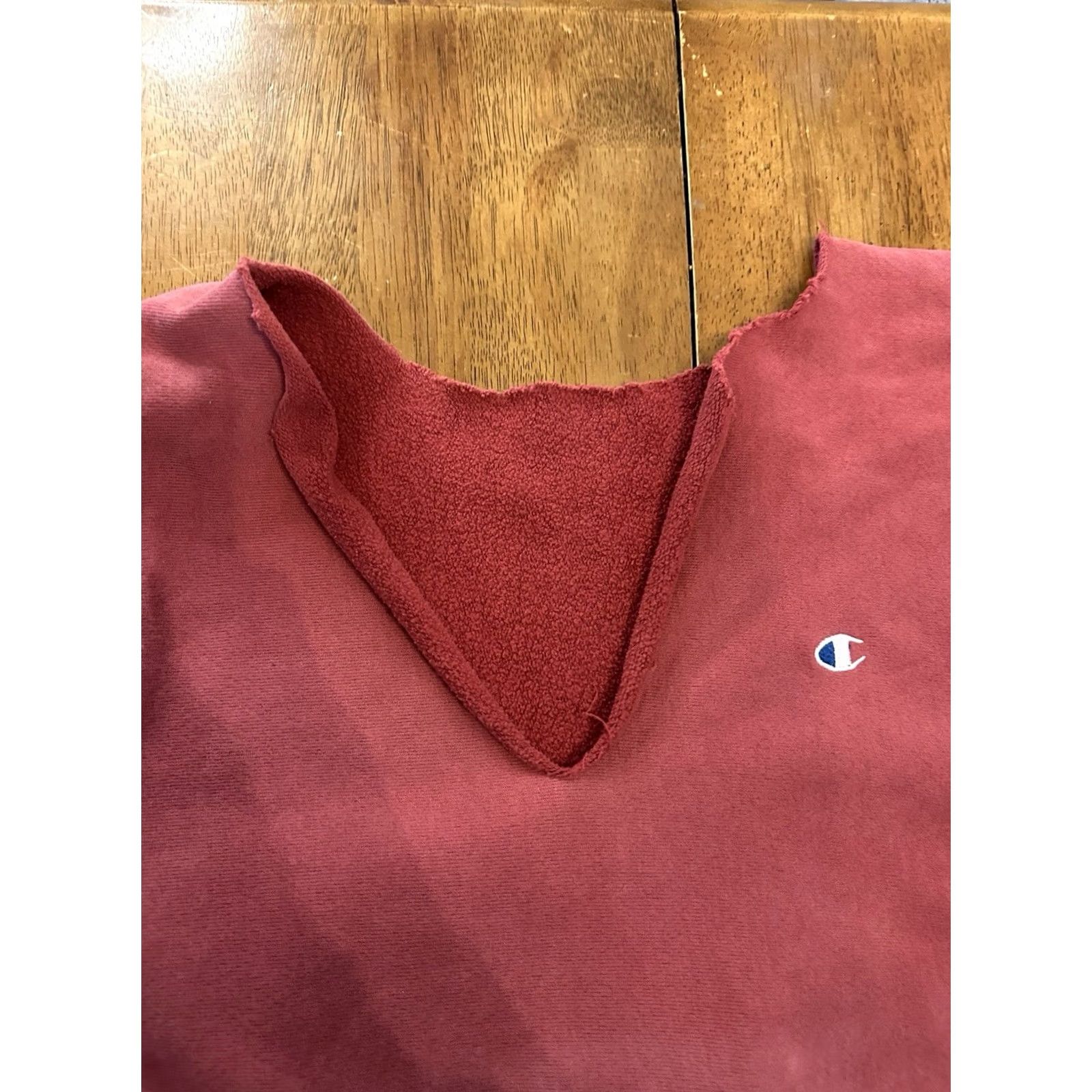 Champion VINTAGE Champion Reverse Weave Sweatshirt Red 90s Large Pullover Reversible Men L Size US L / EU 52-54 / 3 - 5 Thumbnail