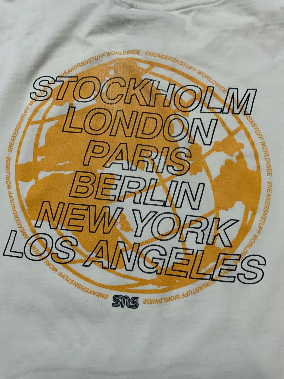 Adidas × Sneakersnstuff Adidas X SNS Sneakernstuff Worldwide World Tour T-Shirt Size US XXL / EU 58 / 5 - 1 Thumbnail