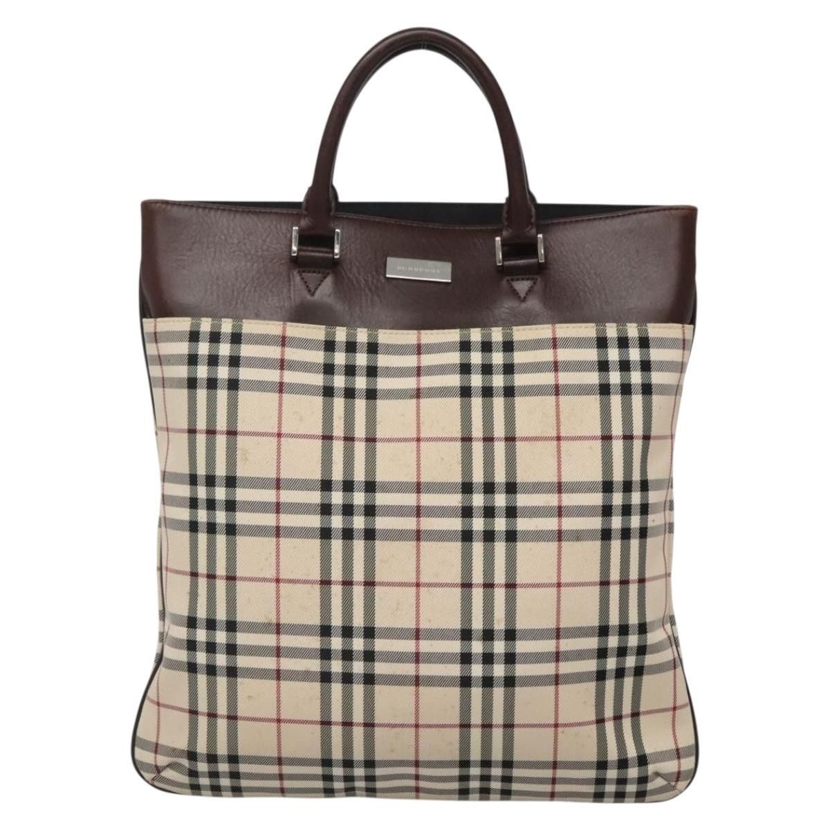 Burberry Burberry Nova Check Tote Nylon Size ONE SIZE - 1 Thumbnail