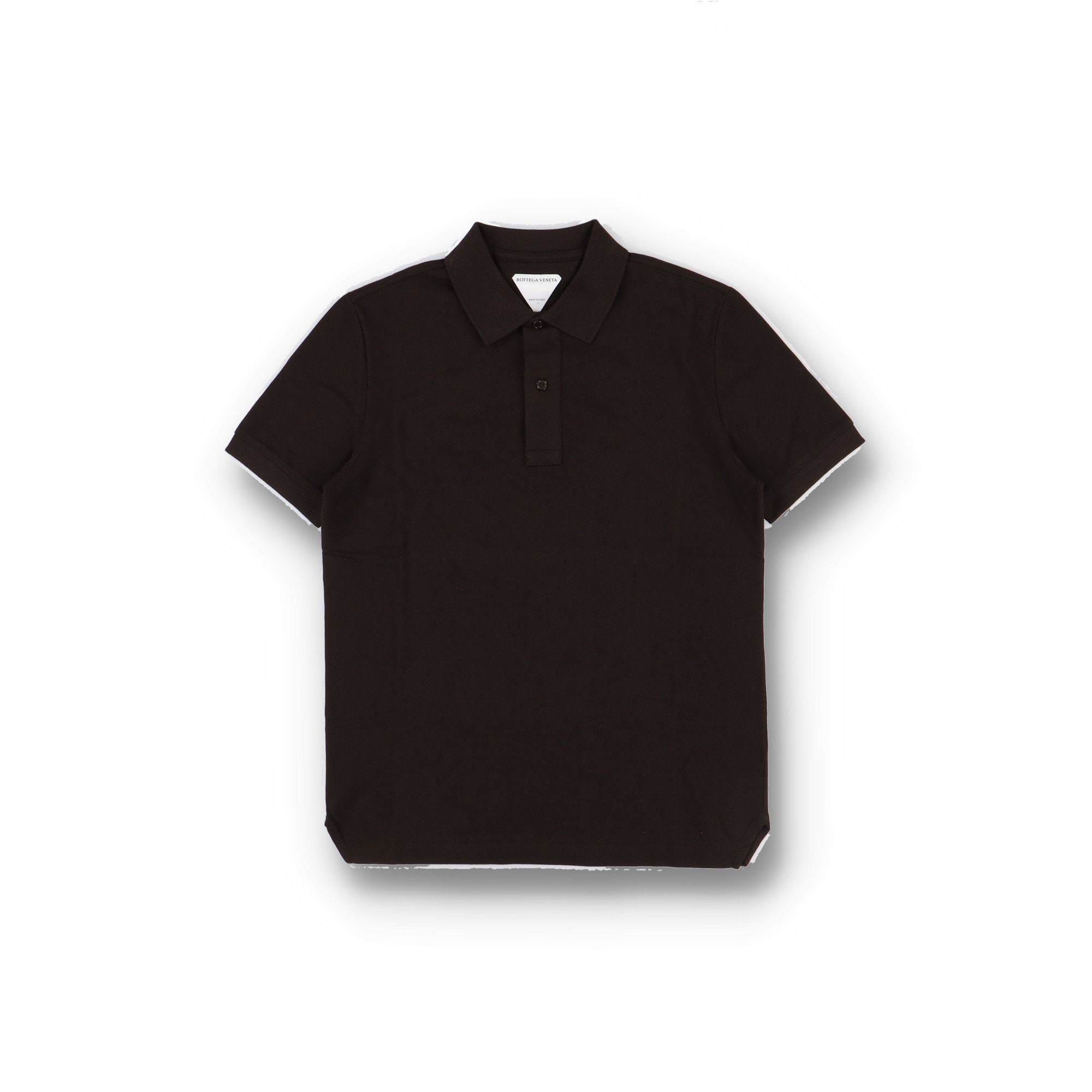 Bottega Veneta Fondente Brown Cotton Piquet Polo Size US XS / EU 42 / 0 - 1 Thumbnail