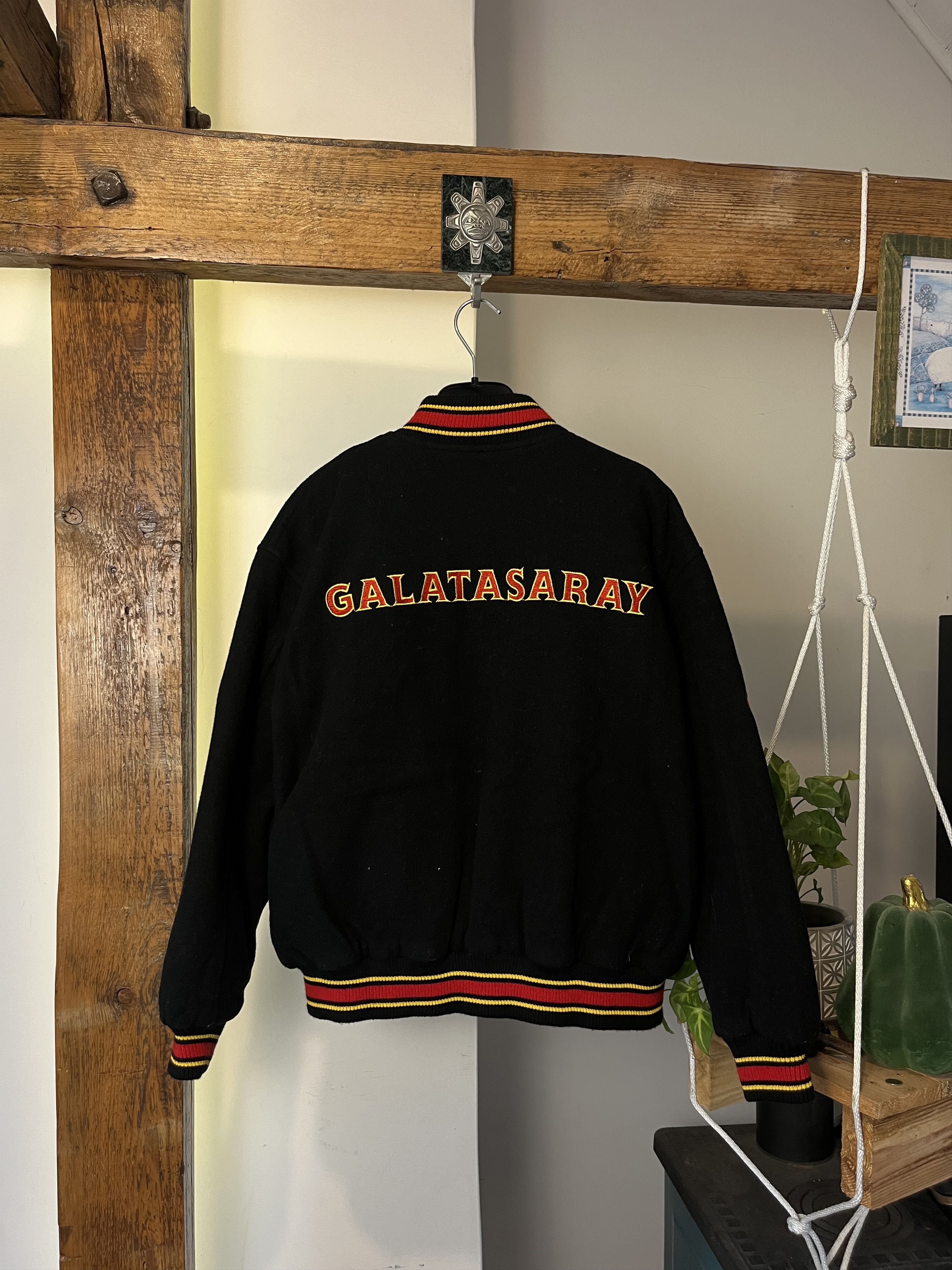 Vintage Vintage 90’s Galatasaray SK Wool Varsity Soccer Jacket Size US M / EU 48-50 / 2 - 2 Thumbnail