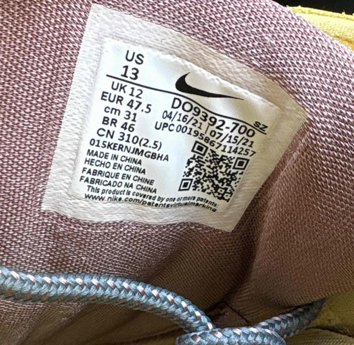 Travis Scott Travis Scott Air Max 1 Saturn Gold Size 13 Size US 13 / EU 46 - 7 Thumbnail