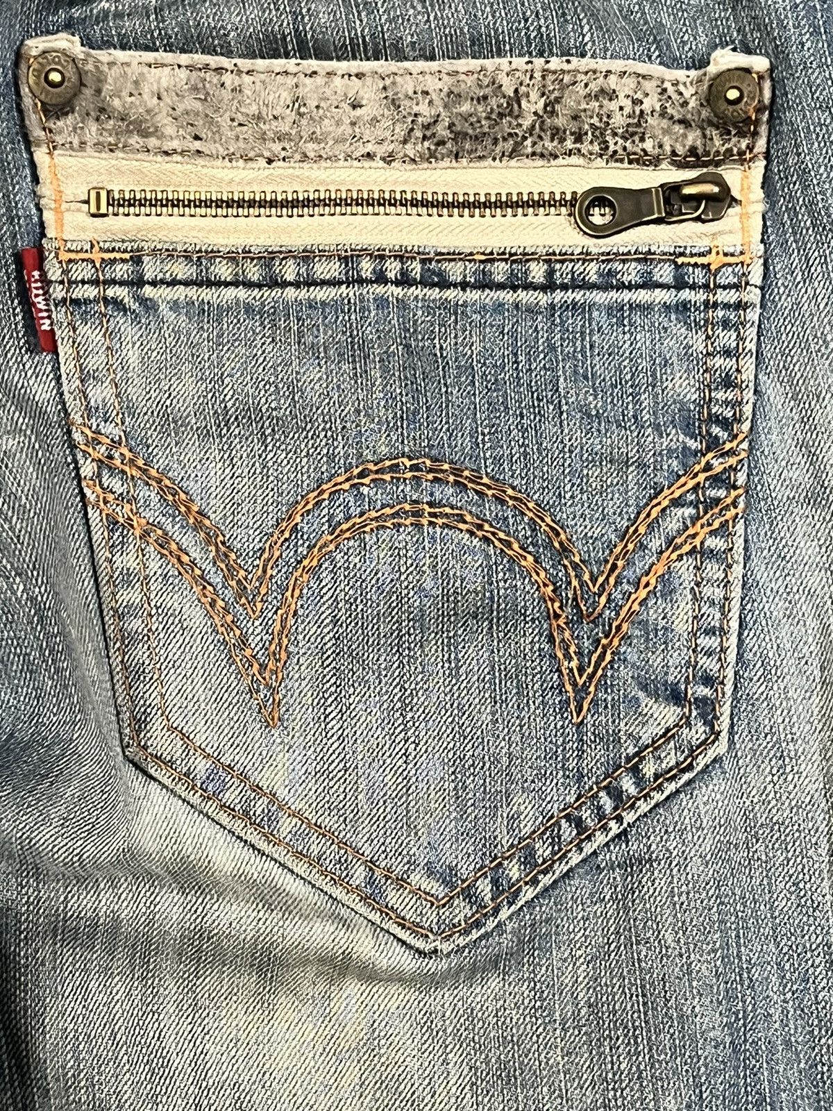 Edition Japan Vintage Edwin 503 Blue Trip Distressed Denim Size US 32 / EU 48 - 10 Thumbnail