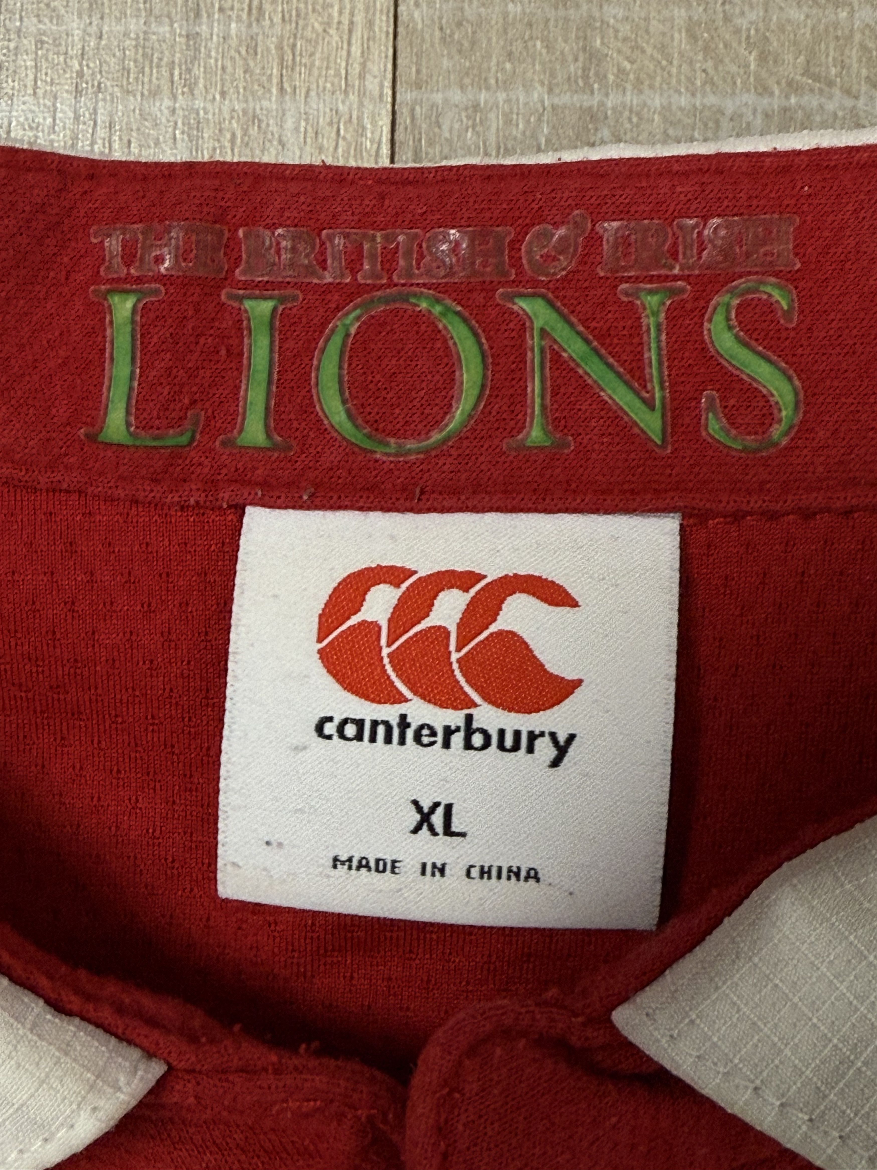 Canterbury of New Zealand British & Irish Lions 2017 Rugby Home Long Sleeve Canterbury Size US XL / EU 56 / 4 - 10 Thumbnail