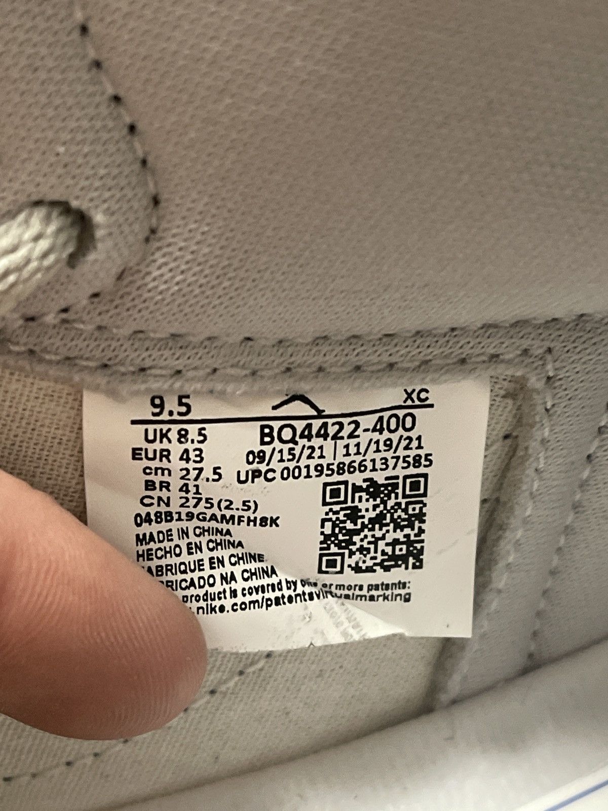 Jordan Brand Jordan 1 High '85 Georgetown 2022 BQ4422-400 Size 9.5 Size US 9.5 / EU 42-43 - 8 Thumbnail