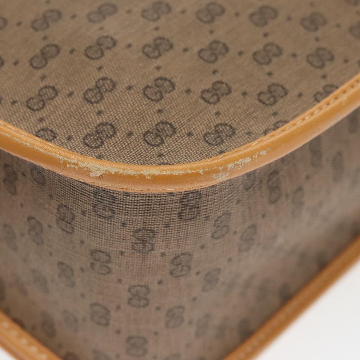 Gucci GUCCI Micro GG Supreme Shoulder Bag Pvc Beige Gold 001 104 Size ONE SIZE - 12 Thumbnail
