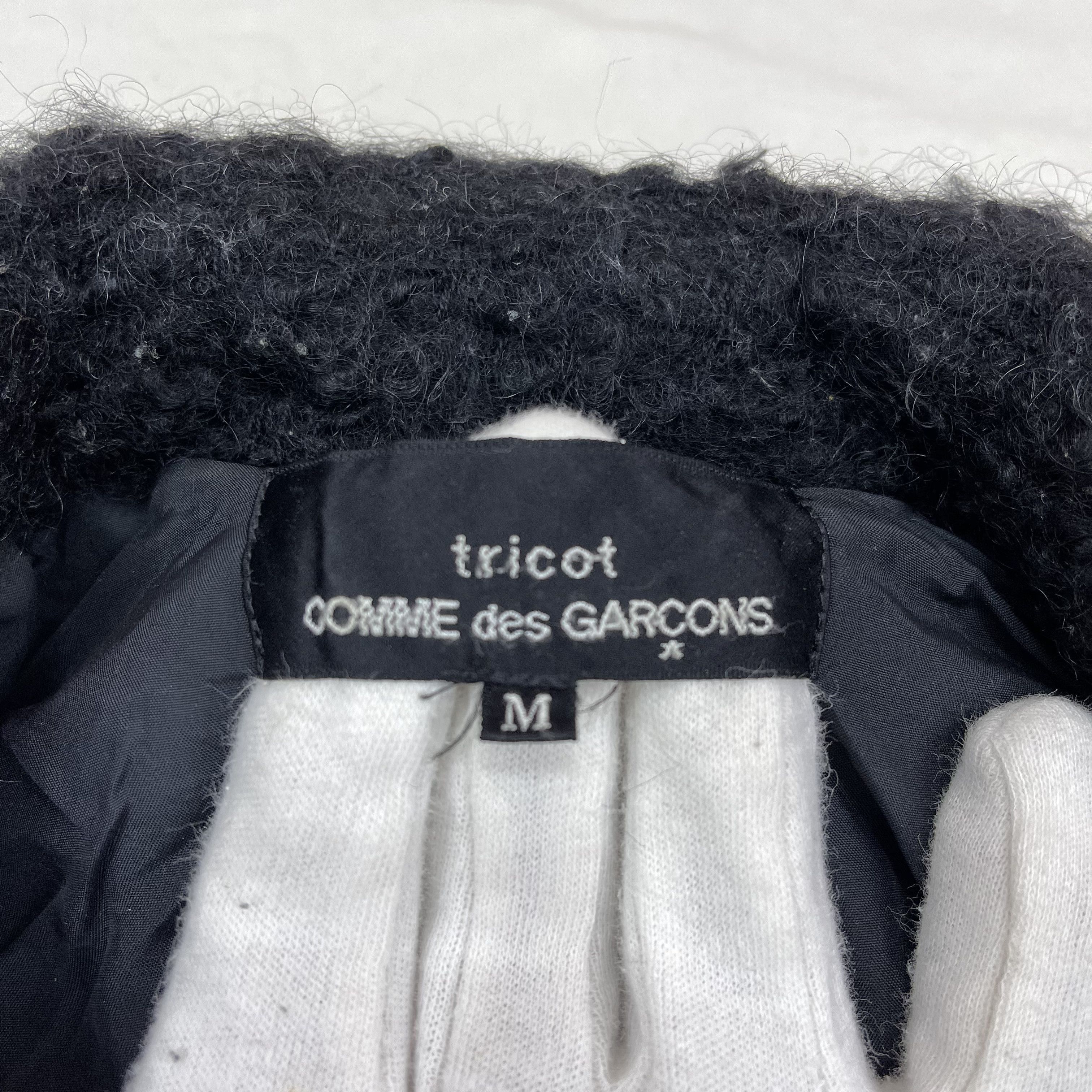 Comme des Garcons Y2K Vintage AD2003 TRICOT CDG Mohair Jacket #1115/AN Size M / US 6-8 / IT 42-44 - 9 Thumbnail