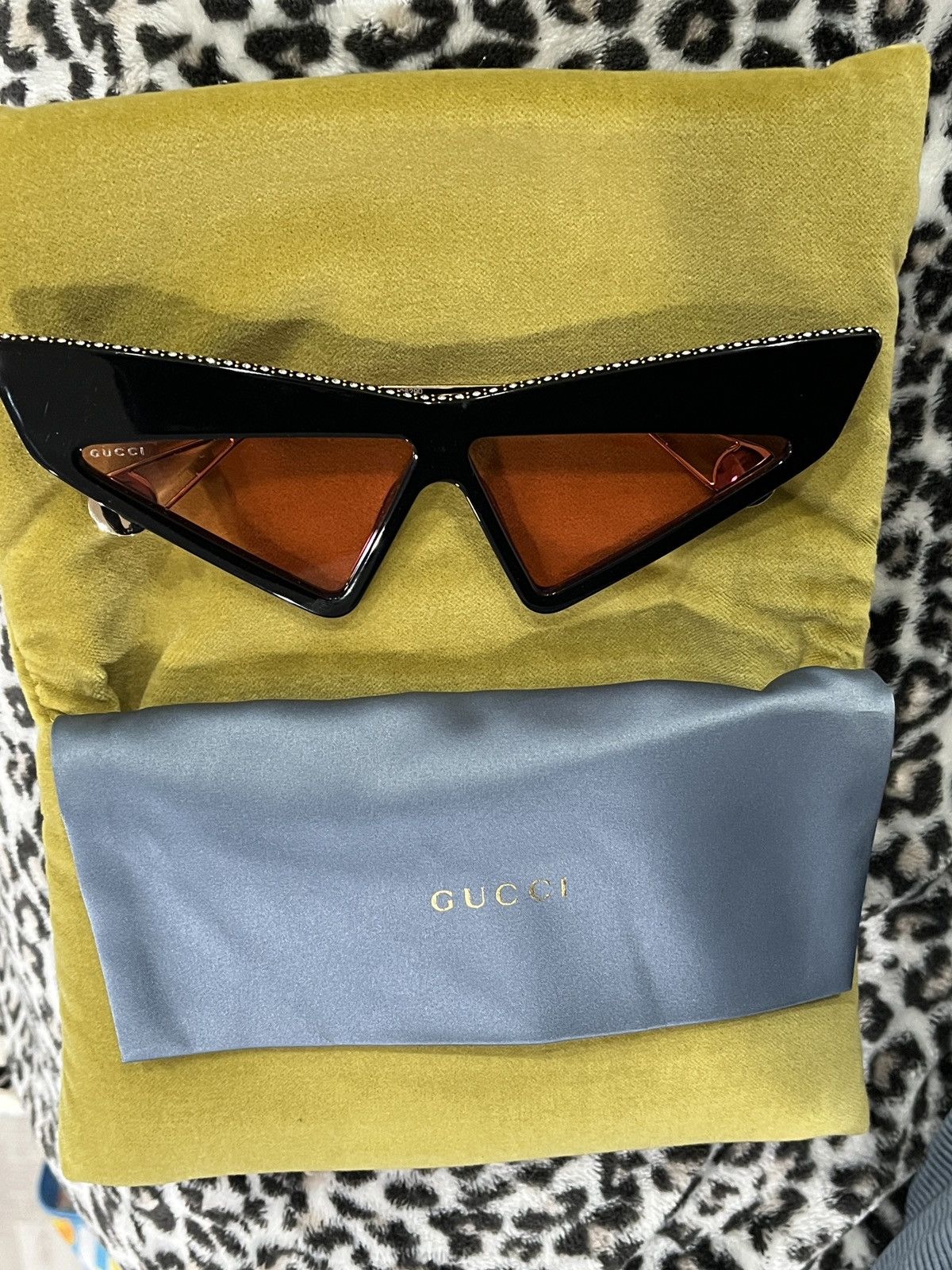 Gucci Gucci 70mm Cat Eye Sunglasses Special Edition Size ONE SIZE - 2 Thumbnail