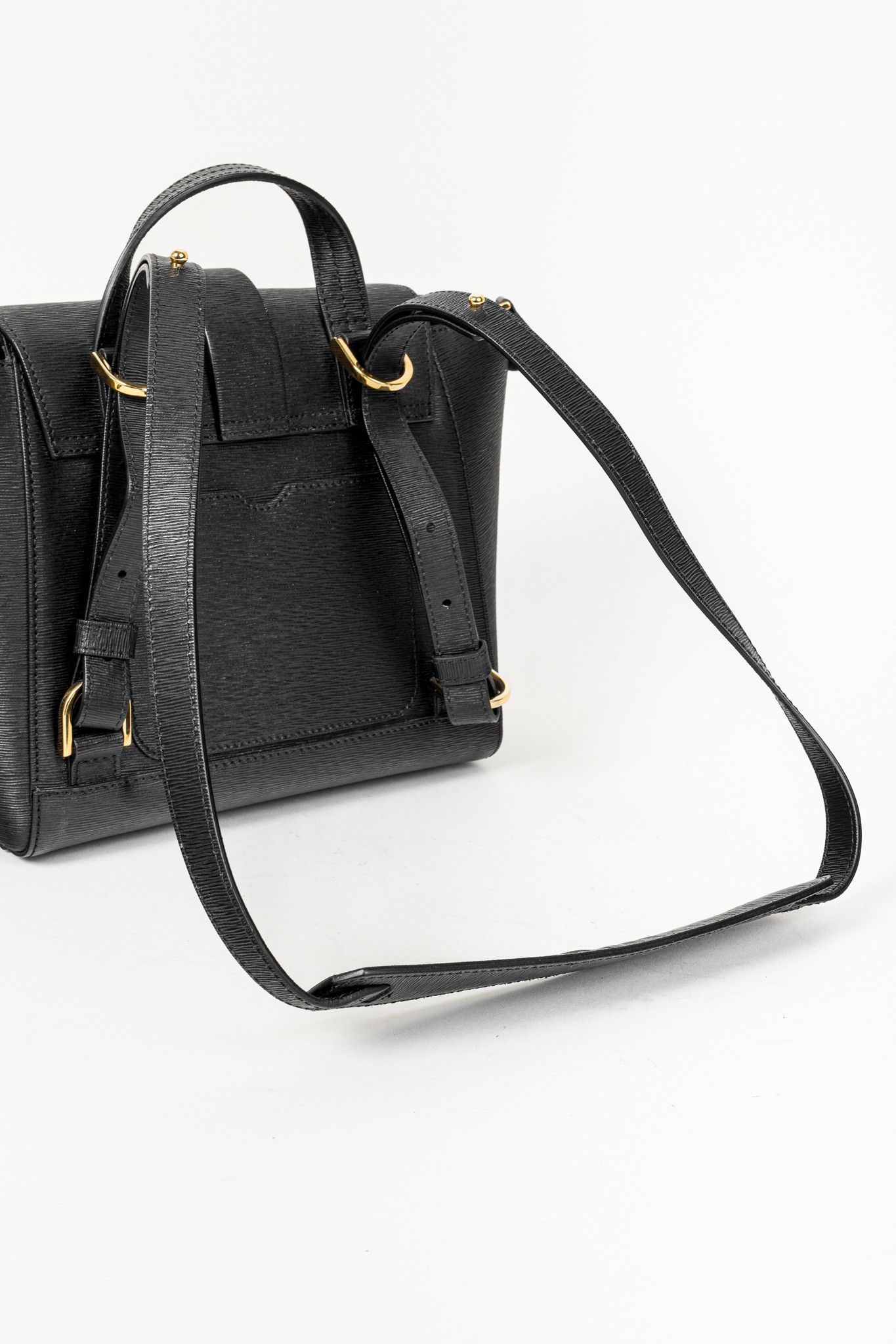Other Senreve Mini Maestra Mimosa Black Leather Bag Size ONE SIZE - 7 Thumbnail