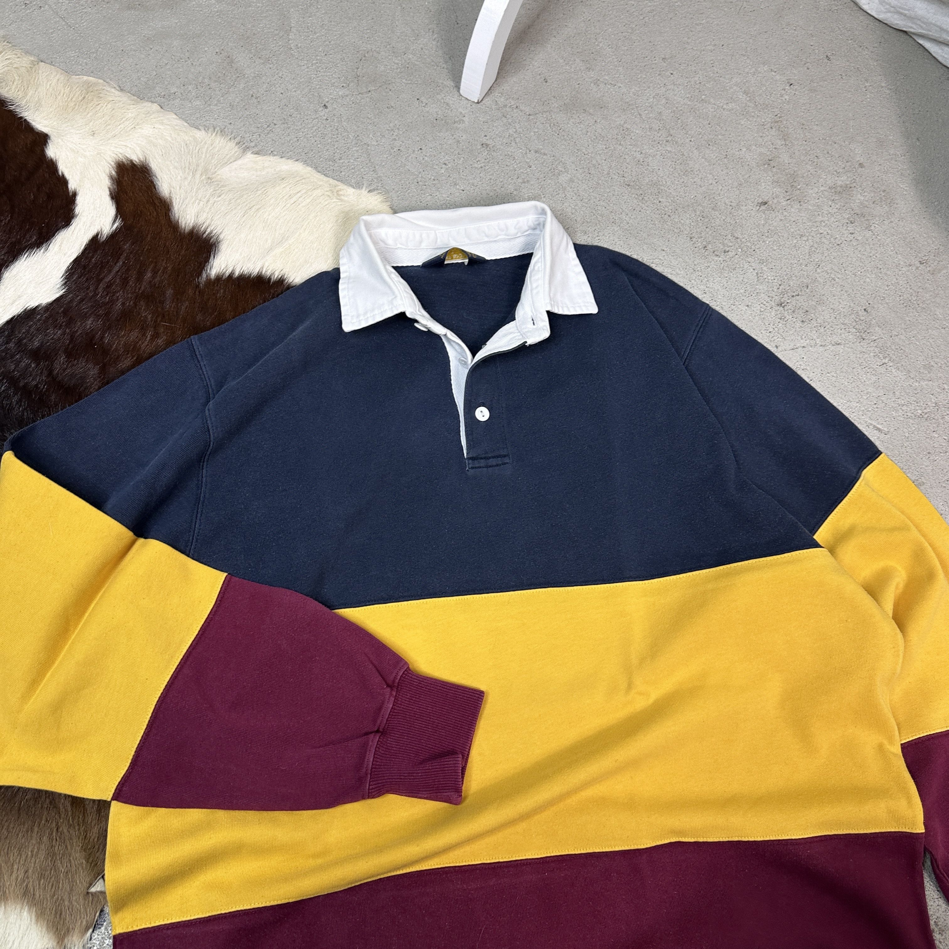 Vintage Rugby Brooks Brothers Sweatshirt Size US L / EU 52-54 / 3 - 3 Thumbnail