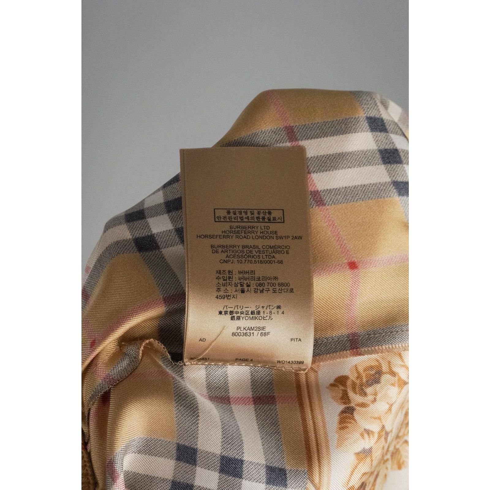 Burberry Burberry london check baroque womens silk pants Size 27" / US 4 / IT 40 - 13 Thumbnail