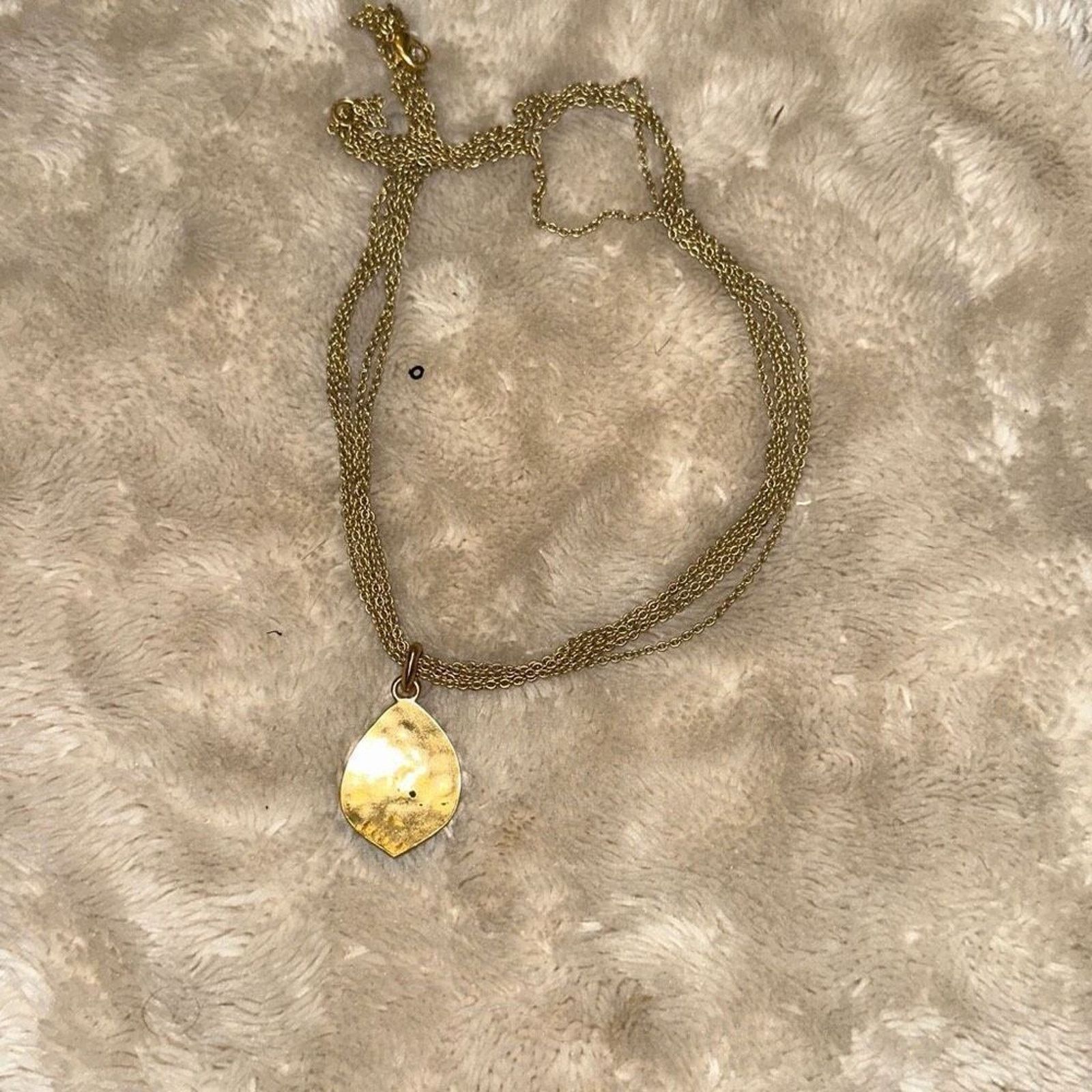 Other Gold Pendant Necklace | Sz OS Size ONE SIZE - 3 Thumbnail