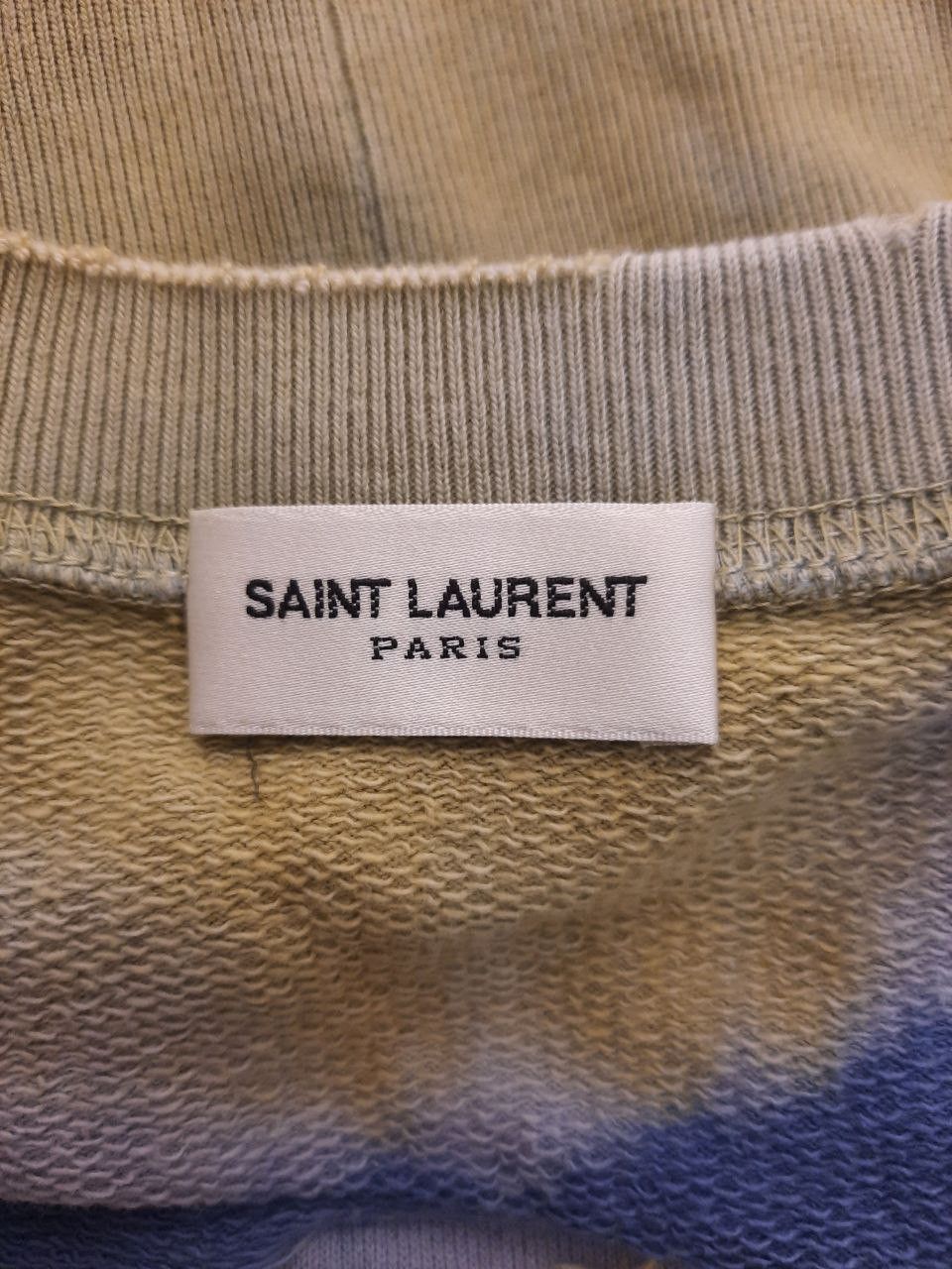 Saint Laurent Paris Tie Dye Destroyed Sweatshirt Size US XS / EU 42 / 0 - 4 Thumbnail