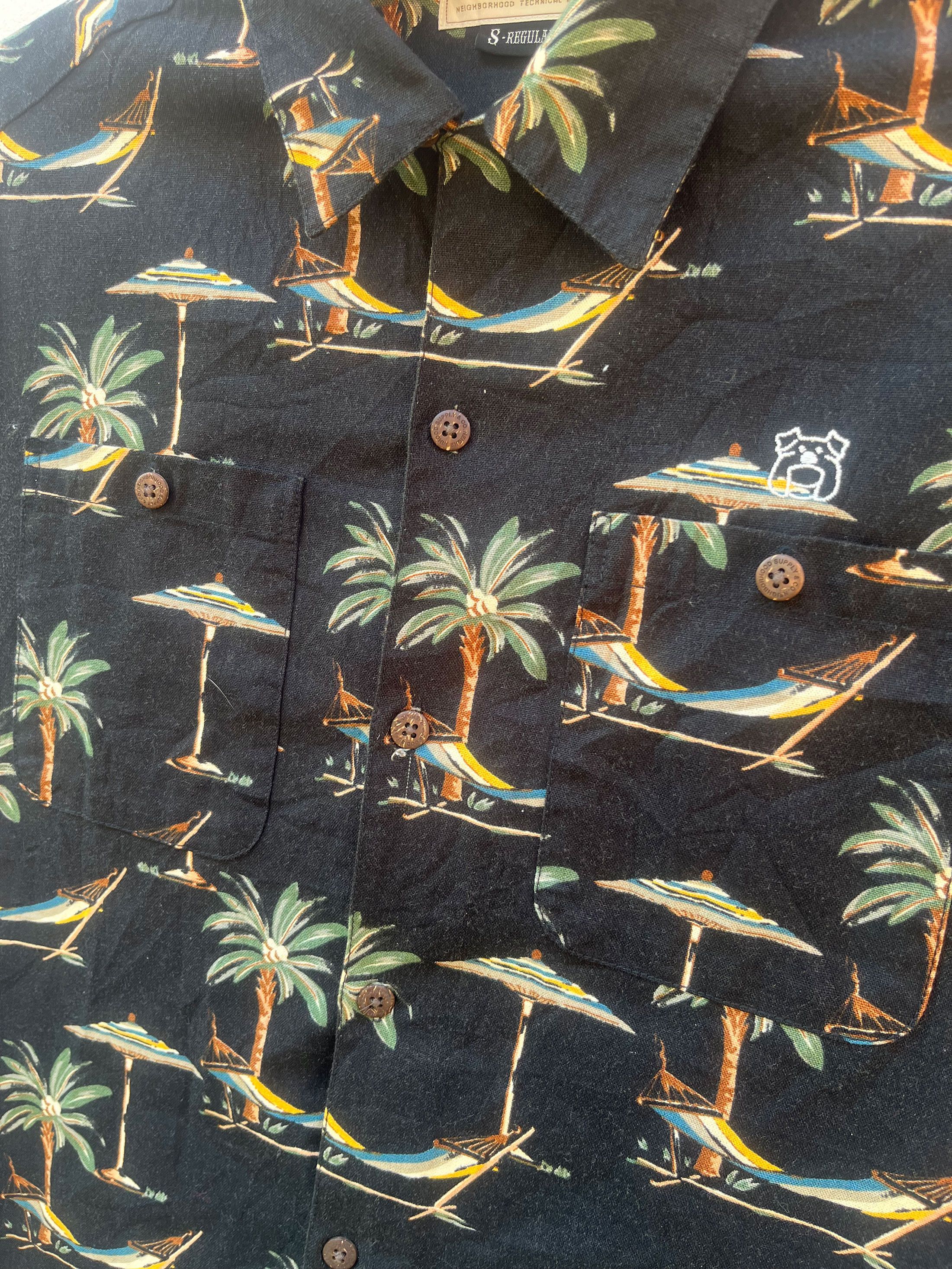 Neighborhood Neighboorhood Japanese Aloha Hawaiian Hawaii Camp Size US S / EU 44-46 / 1 - 2 Thumbnail