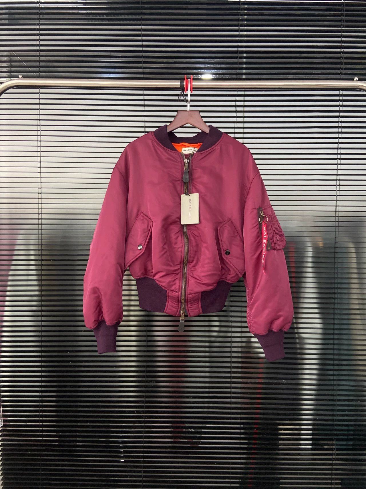 Balenciaga Balenciaga Bomber Jacket Air Force Breadms Cotton Jackets Size US XXS / EU 40 - 1 Thumbnail