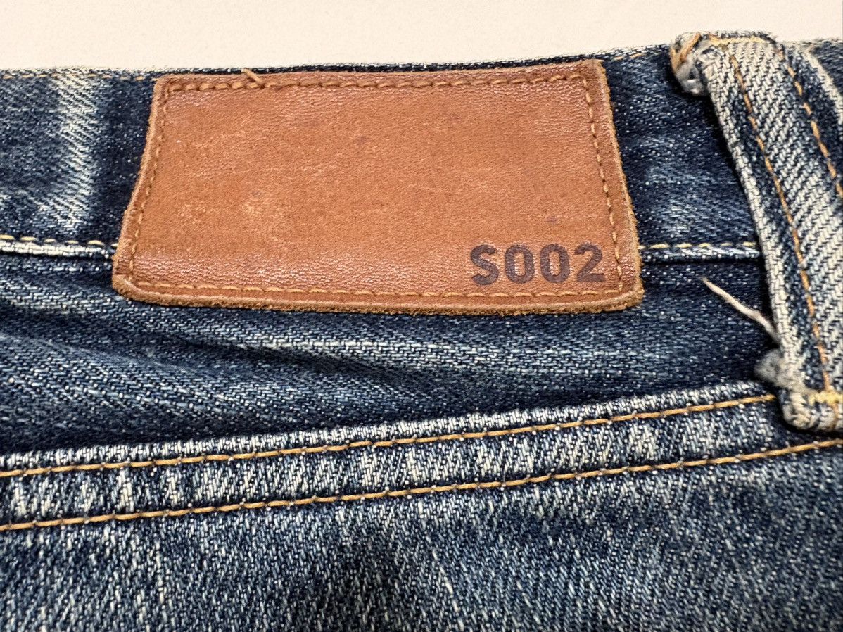 Japanese Brand Uniqlo S002 Selvedge V-Stitch Distressed Jeans Denim Size US 31 - 16 Thumbnail