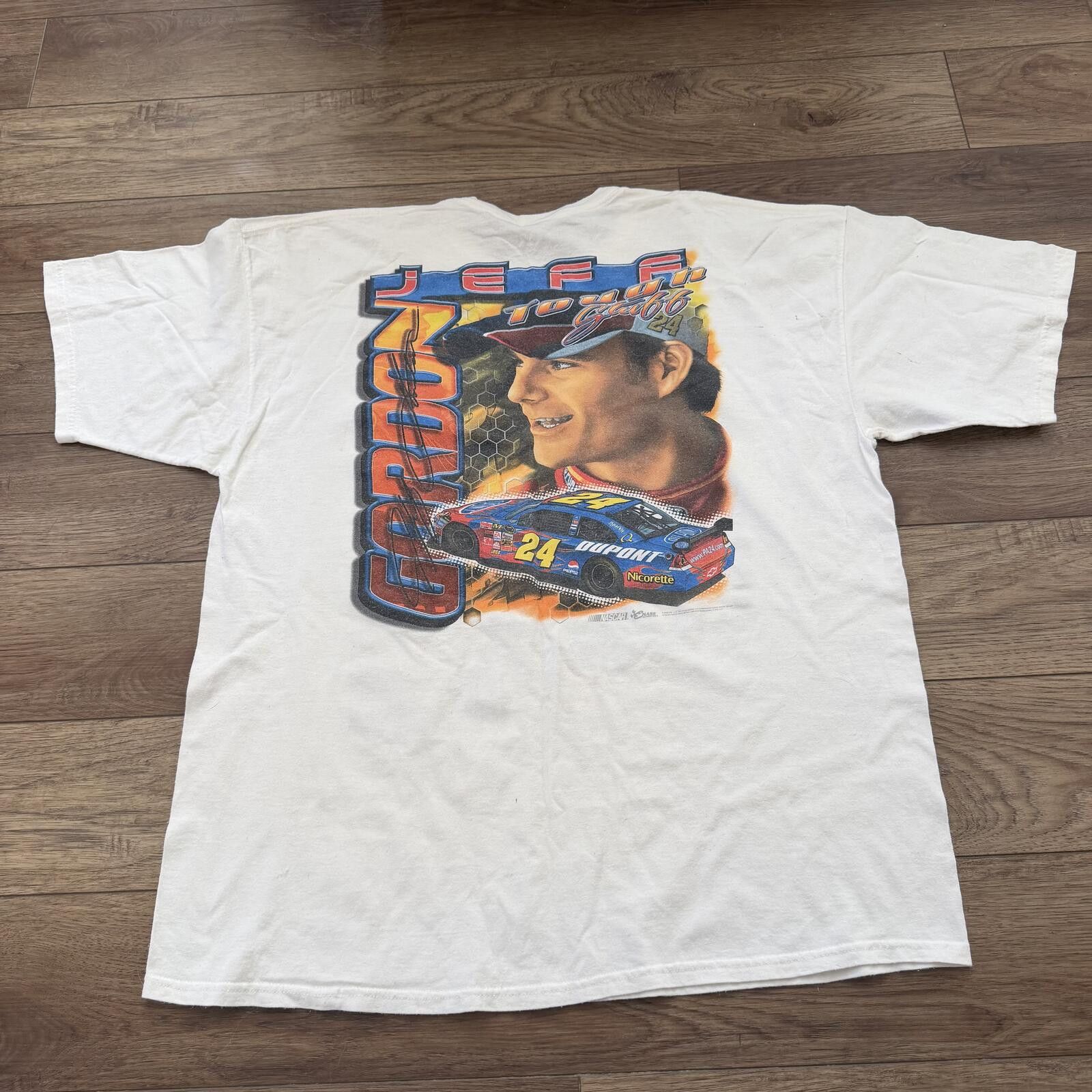 Chase Authentics Vintage Jeff Gordon Y2K NASCAR Racing Double Sided Shirt 2XL Size US XXL / EU 58 / 5 - 11 Thumbnail