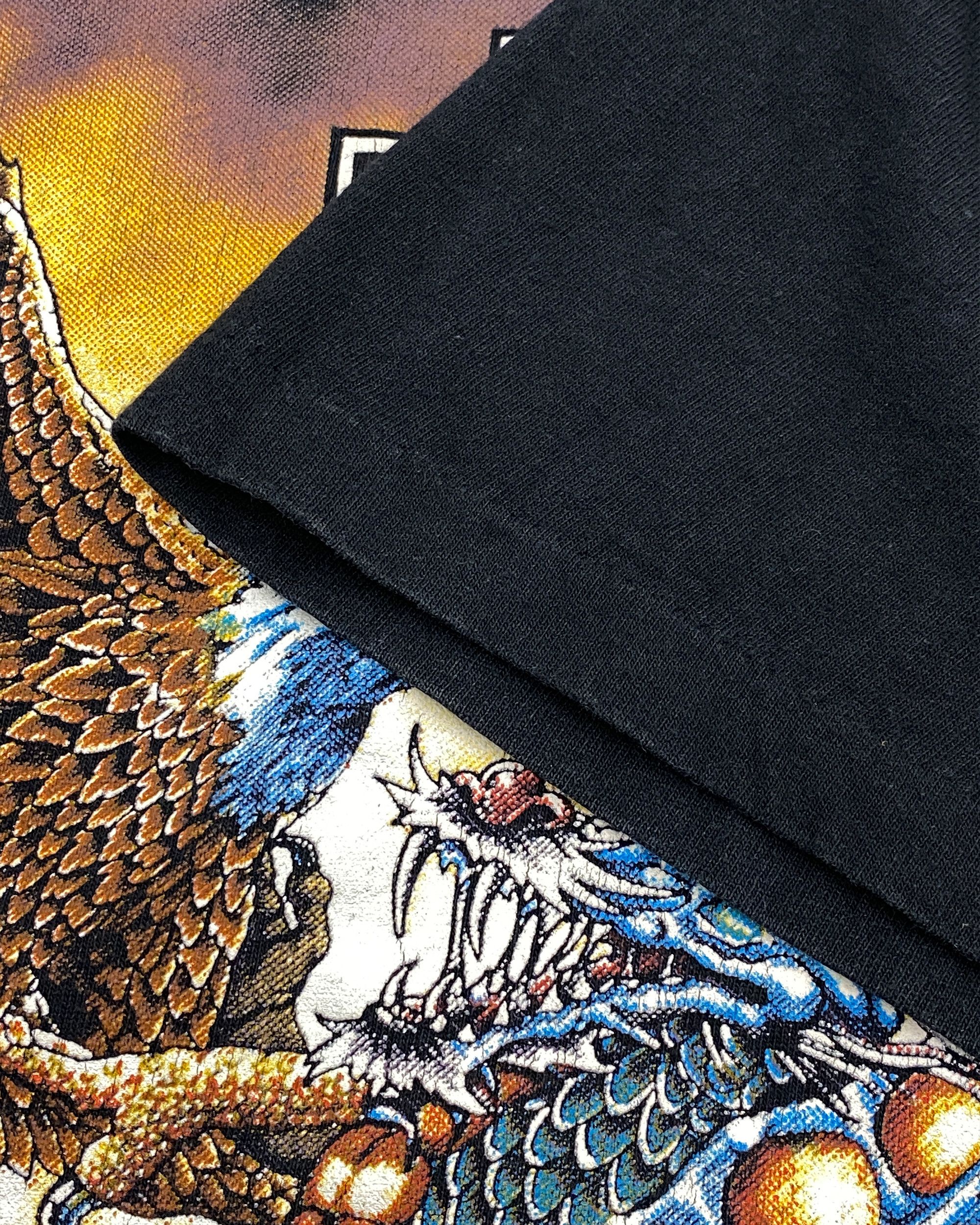 Harley Davidson × Vintage 1988 3D Graphic Single Stitched T-Shirt Size US L / EU 52-54 / 3 - 4 Thumbnail