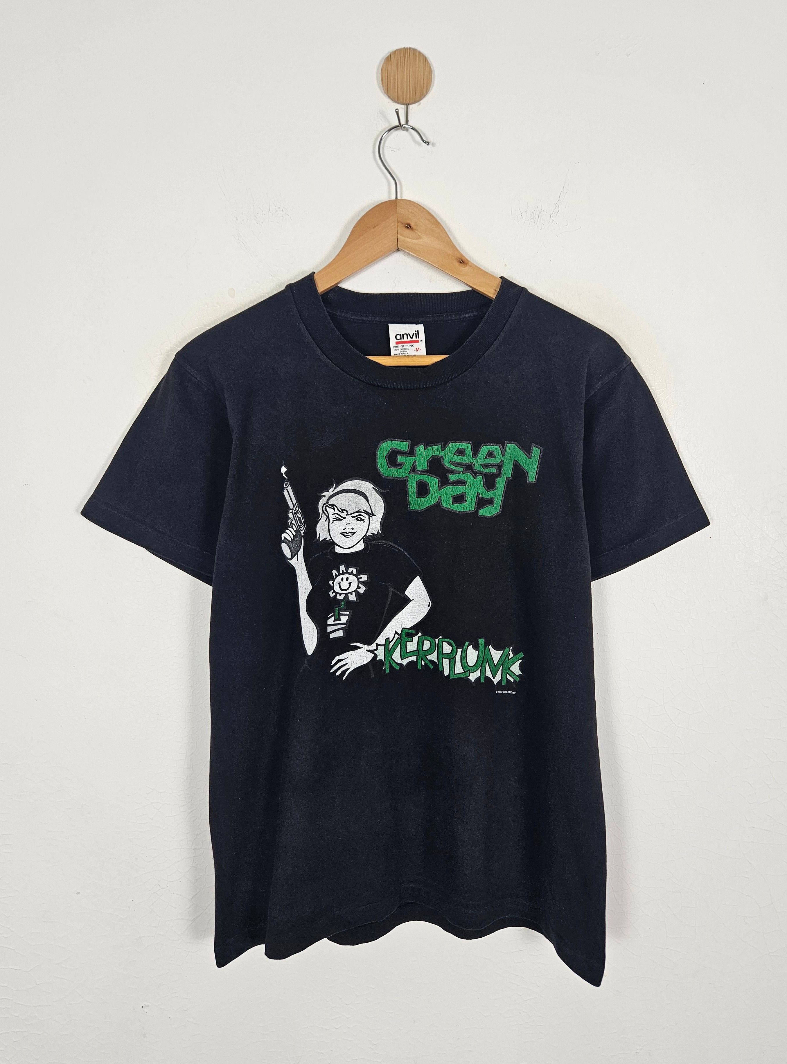 Band Tees × Vintage Vintage 90s Green Day Kerplunk Girl Flower T