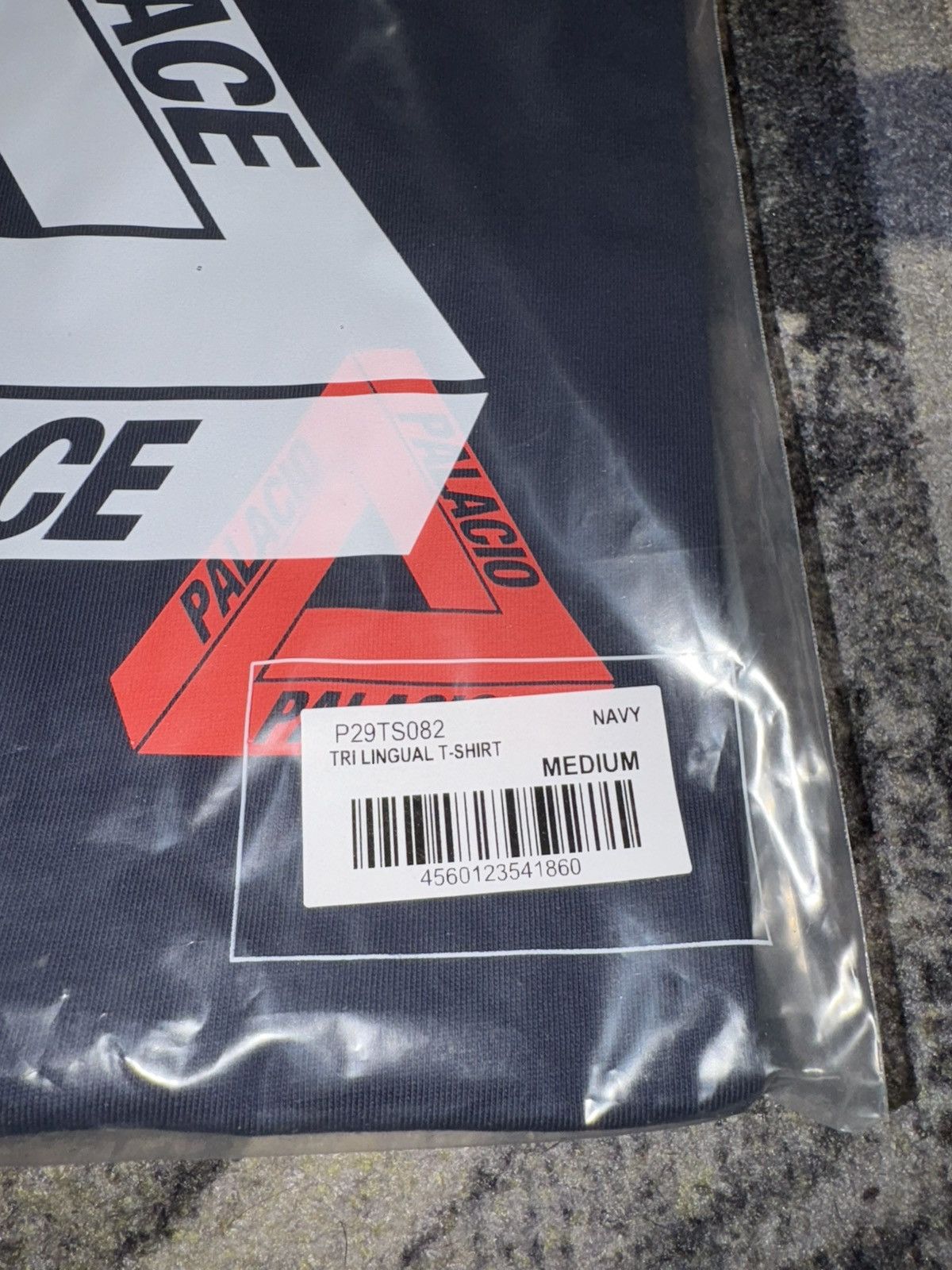 Palace Palace Spanish Tri Lingual T-Shirt Navy Size US M / EU 48-50 / 2 - 4 Thumbnail