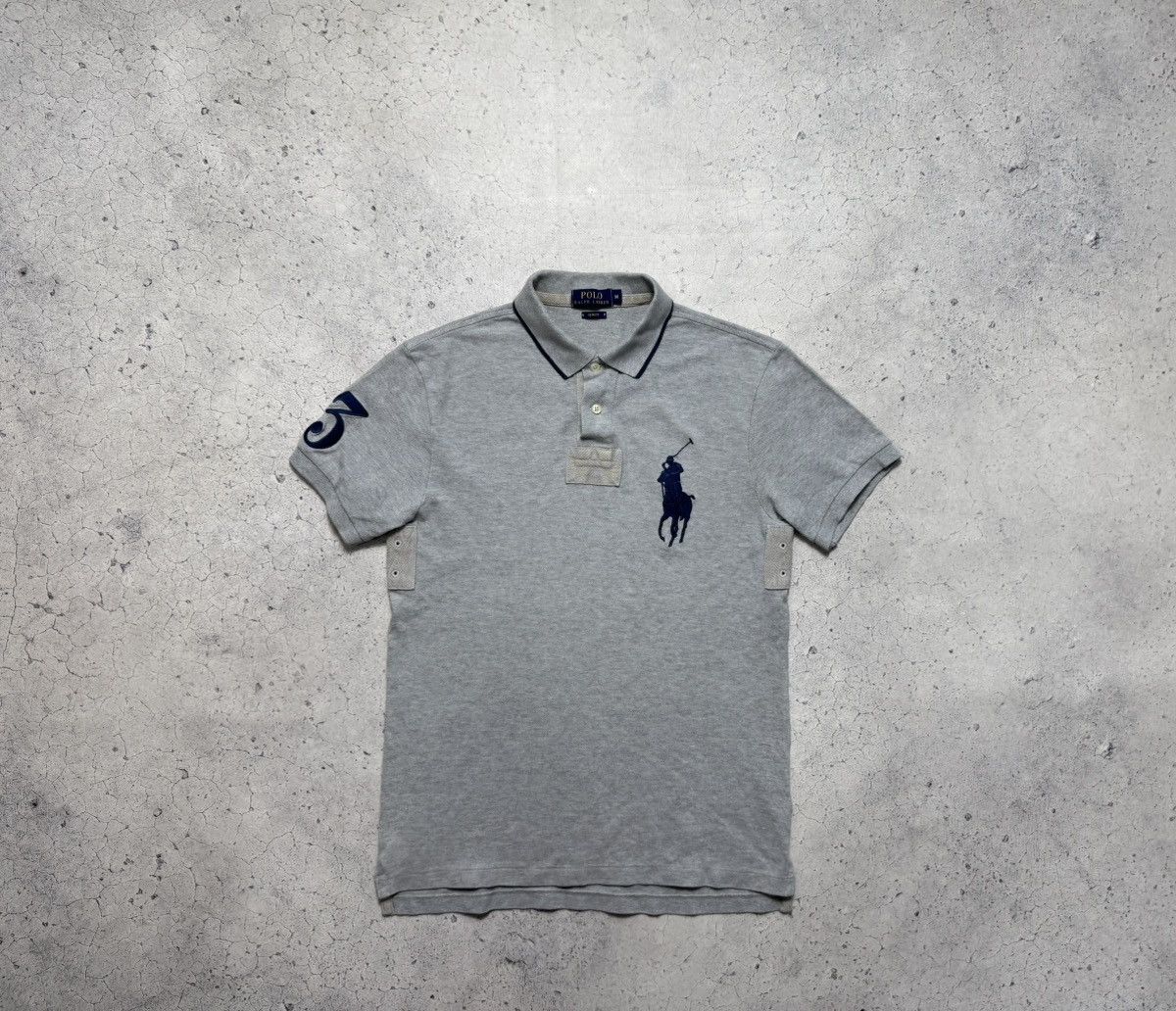 Polo Ralph Lauren Polo Ralph Lauren Big Pony #3 Polo Shirt PRL Gray Size US M / EU 48-50 / 2 - 1 Thumbnail