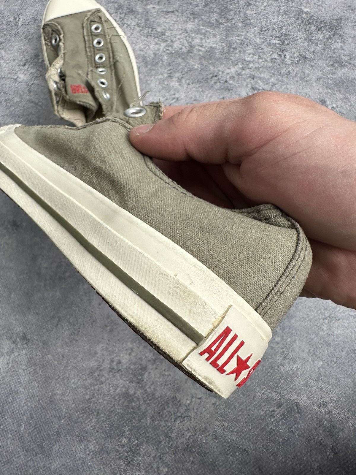 Converse × John Varvatos 🚨Rare Converse John Varvatos Low Top Sneakers Green Shoes Size US 7 / EU 40 - 21 Thumbnail