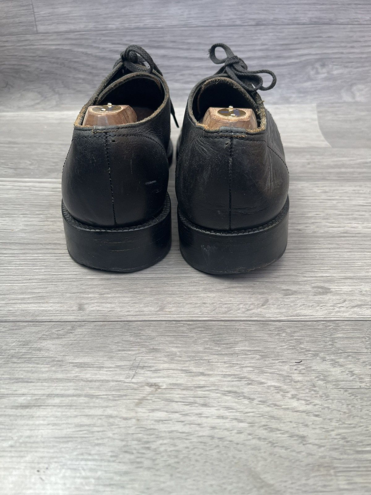 Comme des Garcons Commes des garcon rubber toe black leather derby shoes Size US 10 / EU 43 - 5 Thumbnail