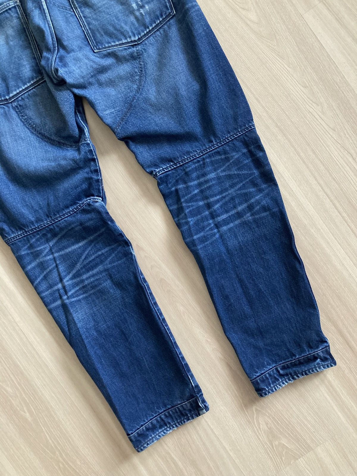 G-Star Vintage G-Star Raw 3D Low Tapered Denim Dirty Pants Jeans Size US 34 / EU 50 - 12 Thumbnail